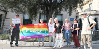 Conflit Israël-Palestine: malgré l'interdiction de manifester, sept personnes se sont rassemblées pour la paix à Nice