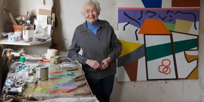 La grande artiste américaine Shirley Jaffe exposée au musée Matisse à Nice