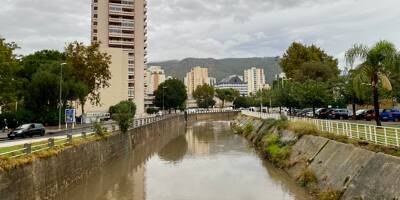 Après les fortes pluies à Toulon, le niveau de l'Eygoutier est monté de plusieurs mètres