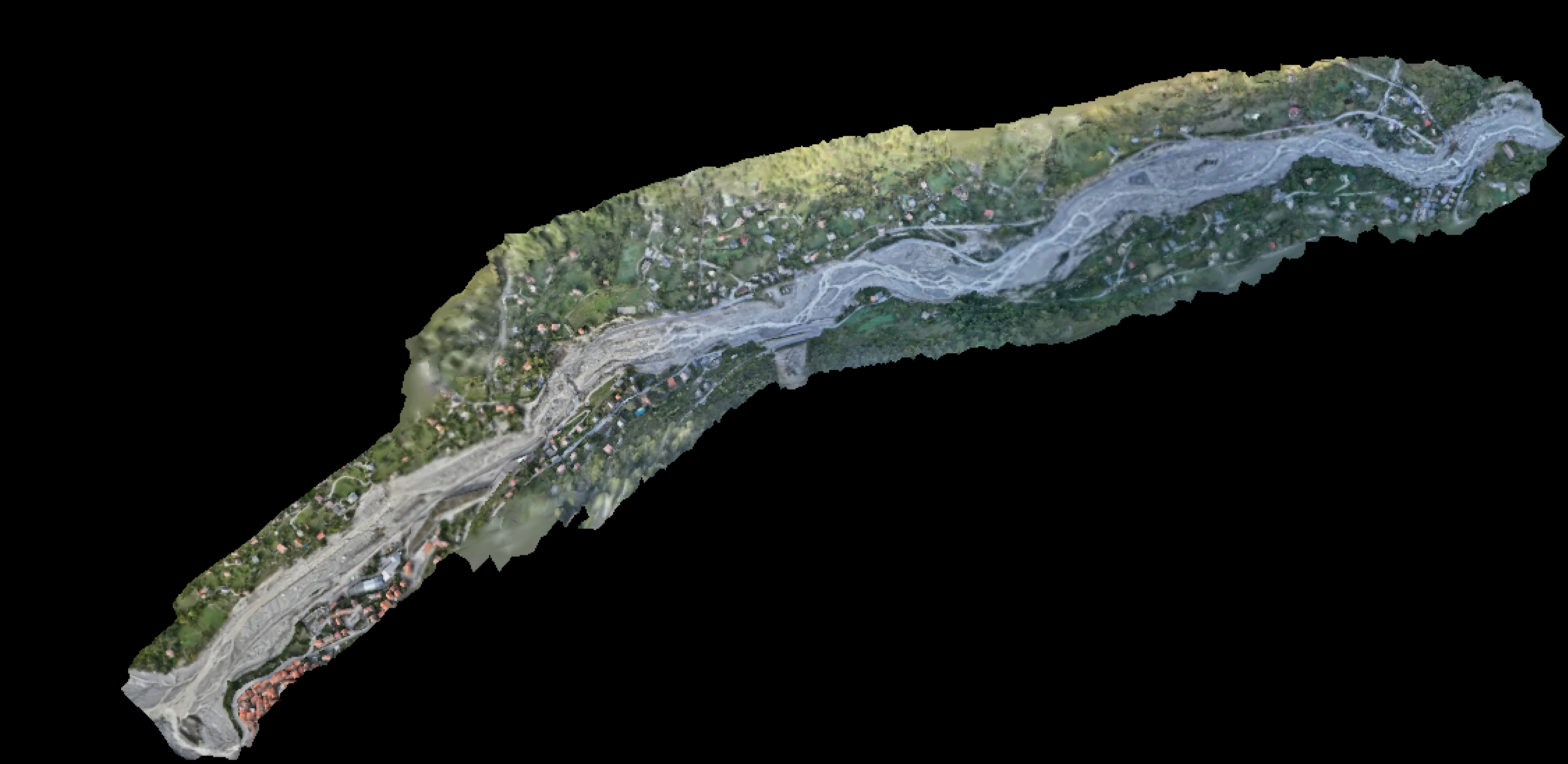 Tempête Aline: des images de drone pour aider à réparer les dégâts dans la Vésubie