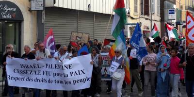 À Toulon, près de 350 personnes ont manifesté pour la paix en Israël et en Palestine