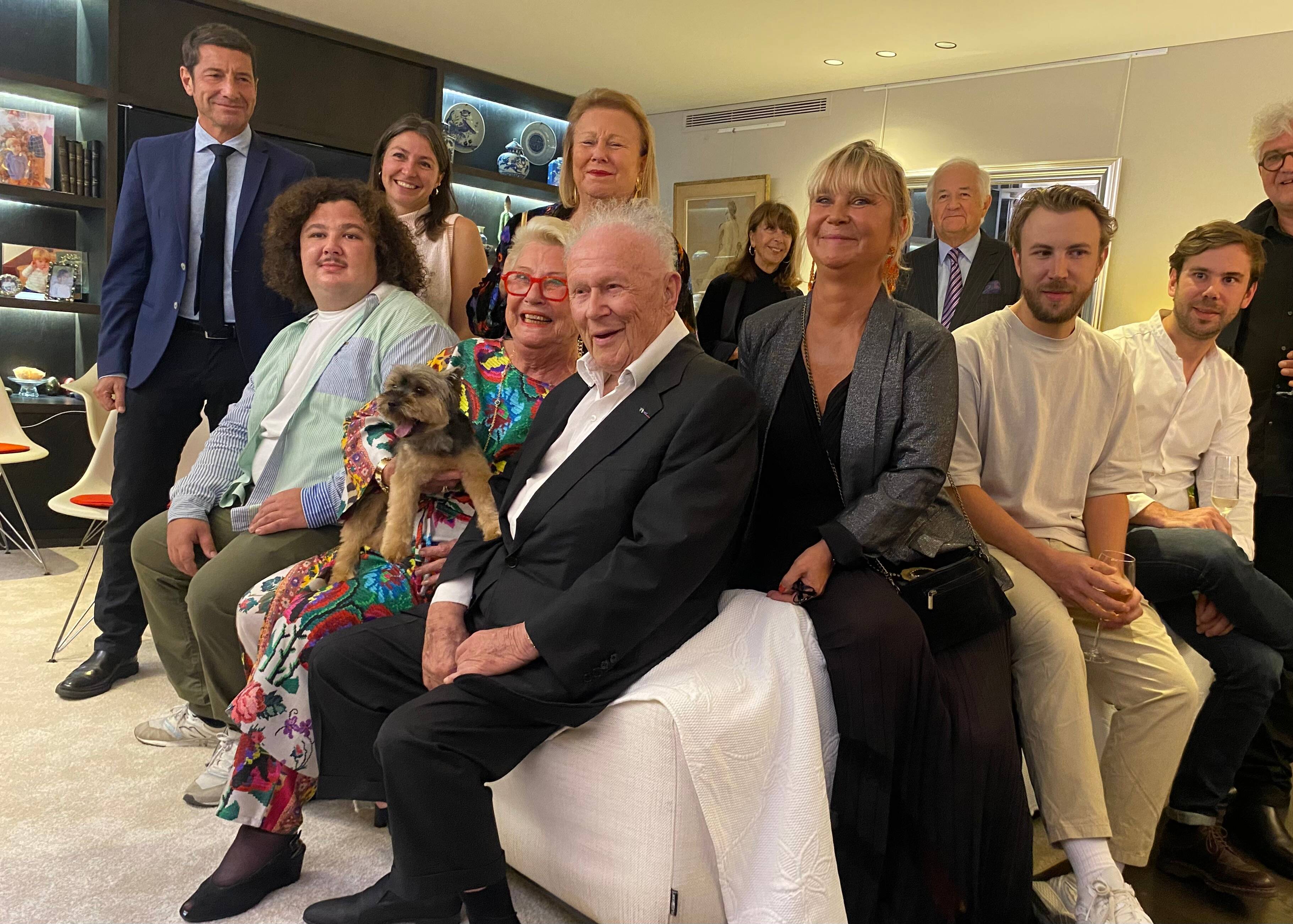 Colette et Philippe Bouvard ont célébré leur 70e anniversaire de mariage à Cannes