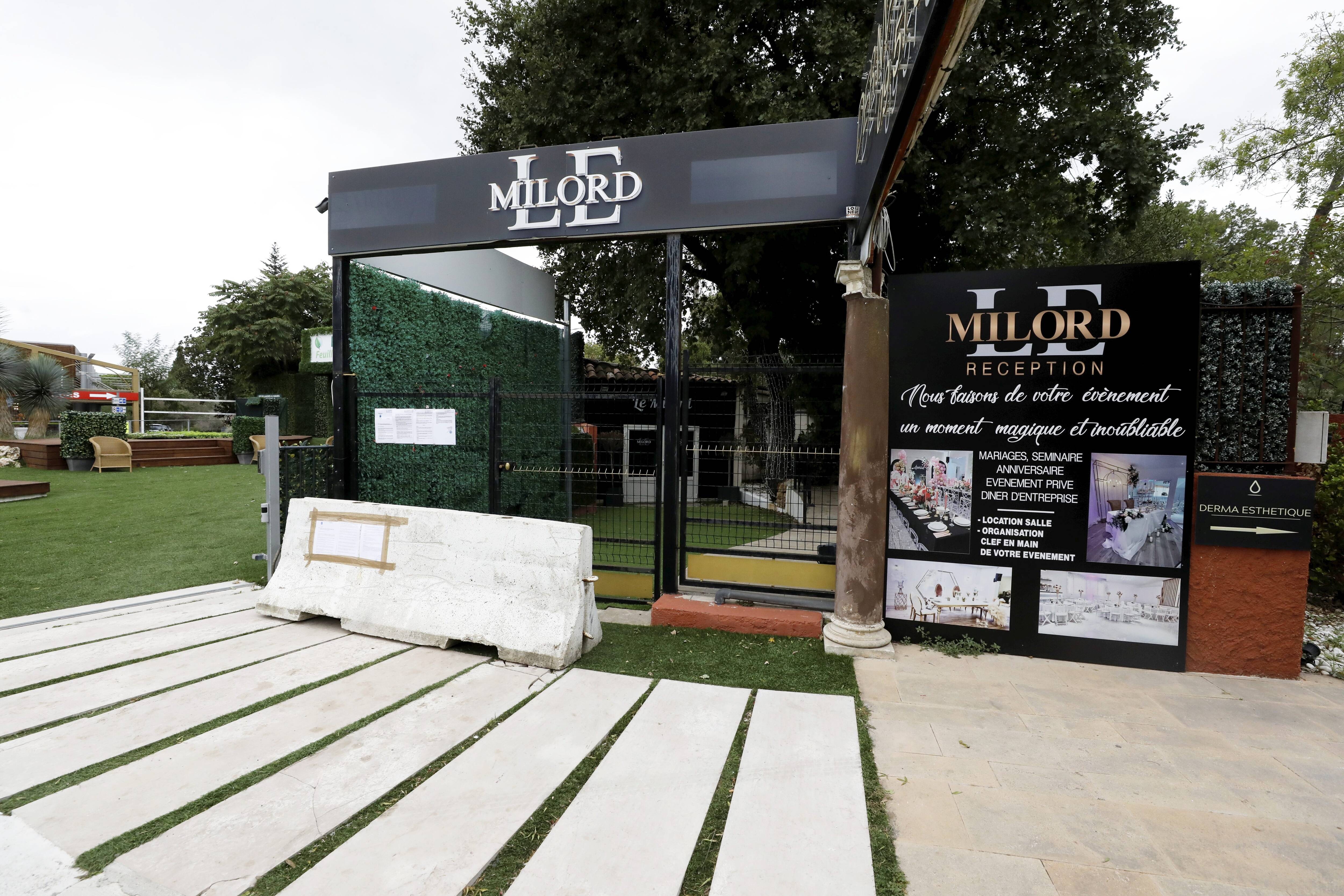 La salle de réception Le Milord à Mougins fermée pour manque de sécurité