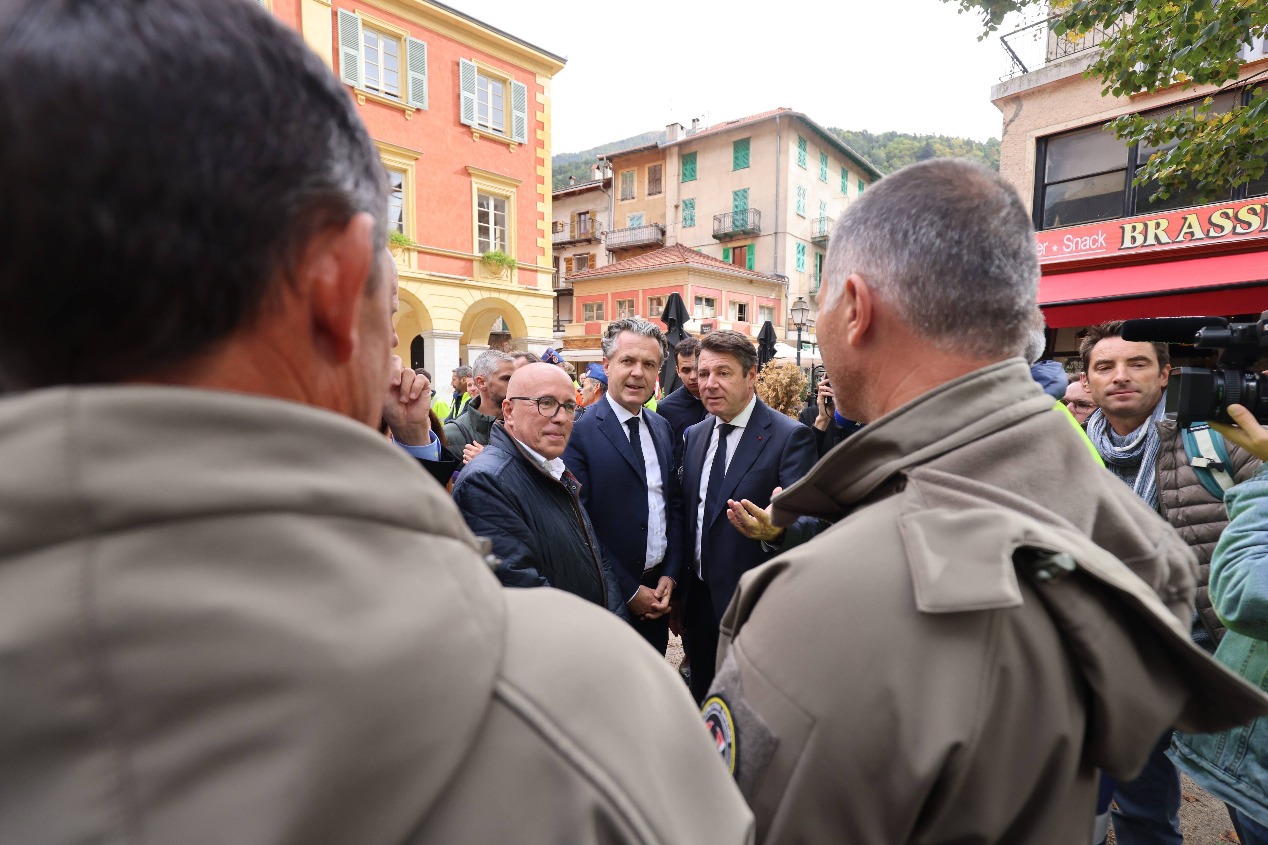 "La réalité de la situation a été cachée aux maires": Eric Ciotti étrille la gestion des chantiers par la Métropole dans les vallées sinistrées