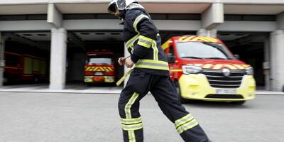 Les pompiers mobilisés pour une maison en feu à Toulon