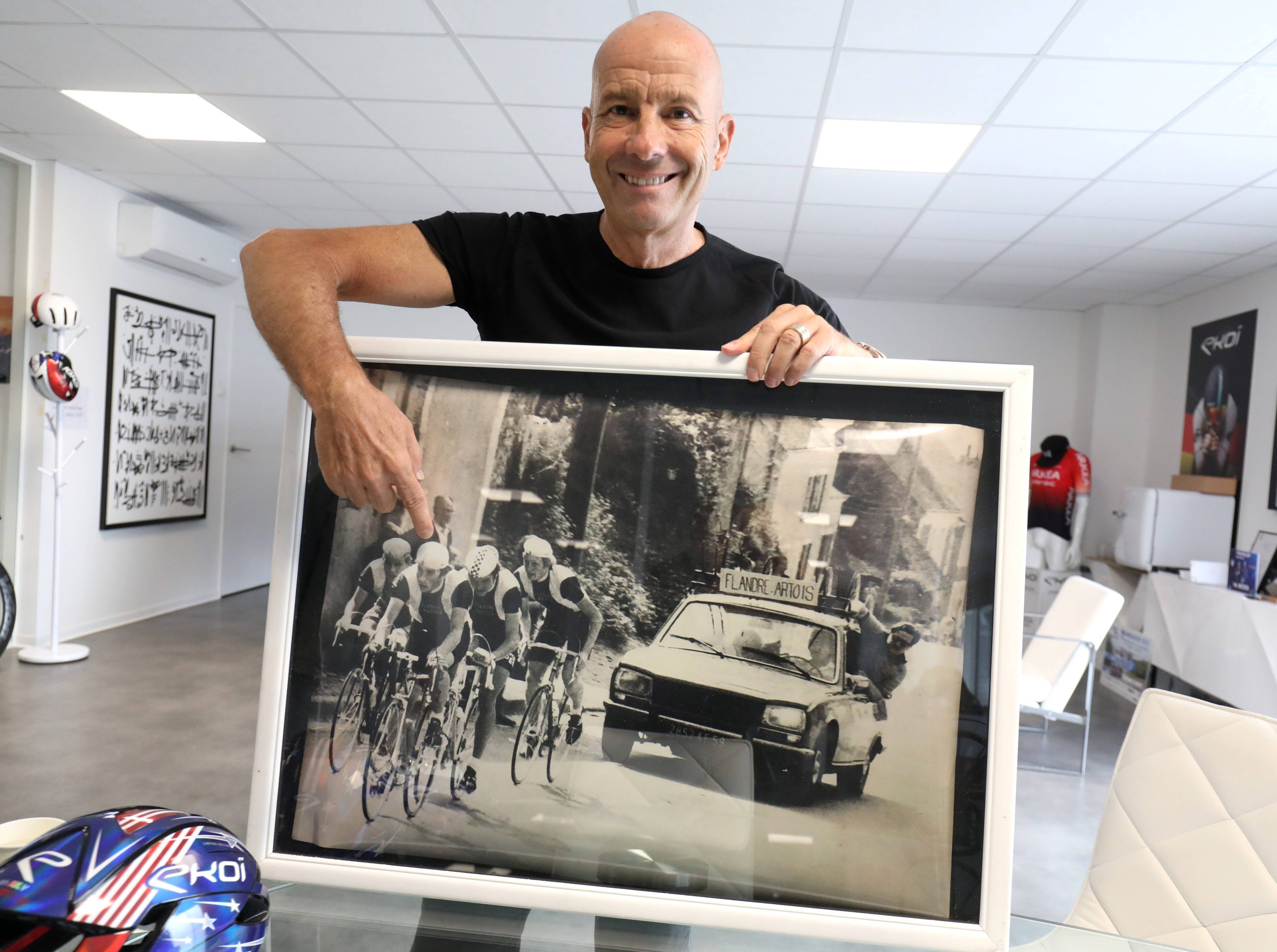 "C'est dans la difficulté que l'on fait la différence": fondateur d'une marque spécialisée dans l'équipement cycliste, Jean-Christophe Rattel grimpe les sommets à Fréjus