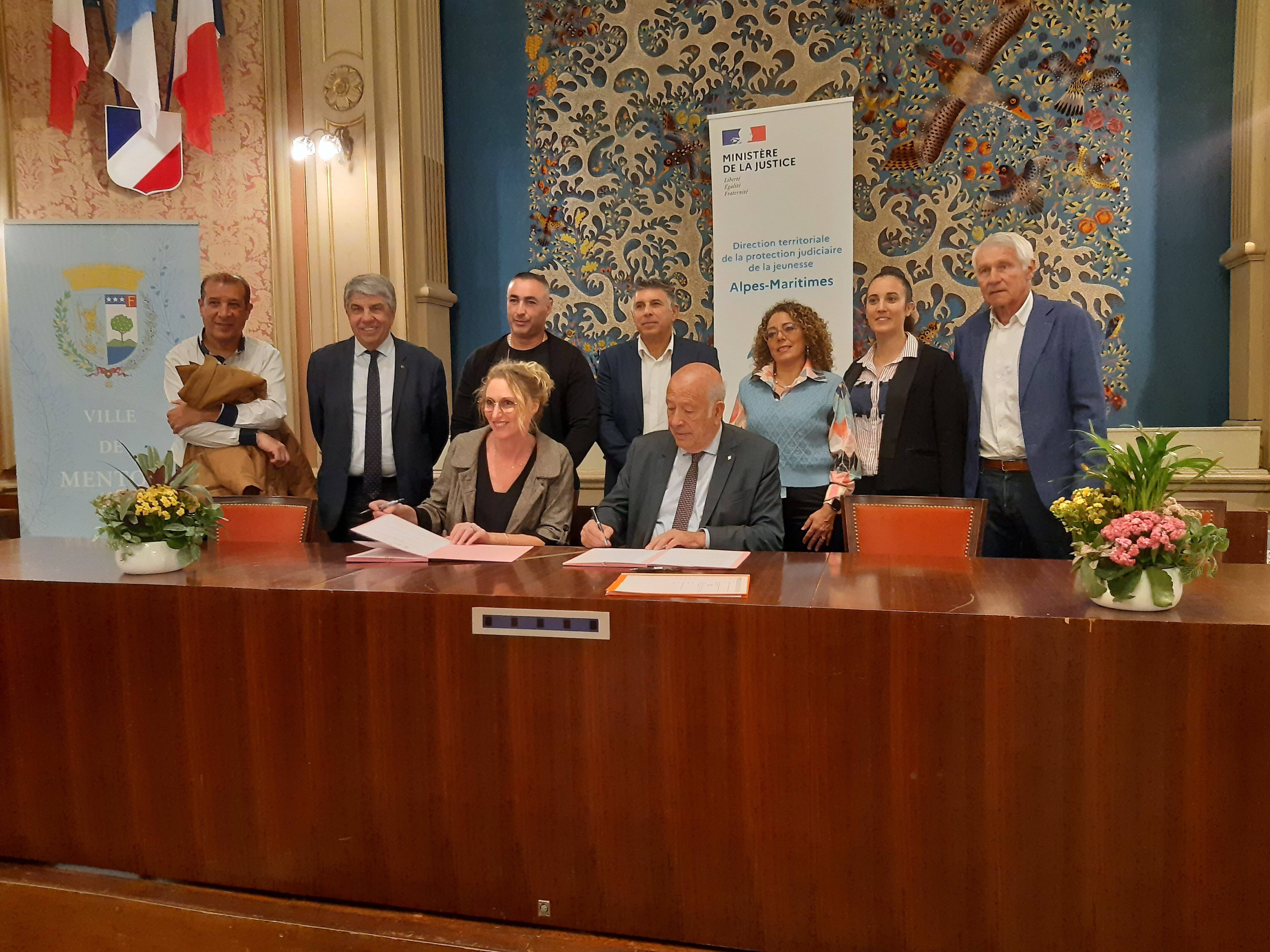 La Ville de Menton et la Protection judiciaire de la jeunesse main dans la main pour accompagner les mineurs en difficulté