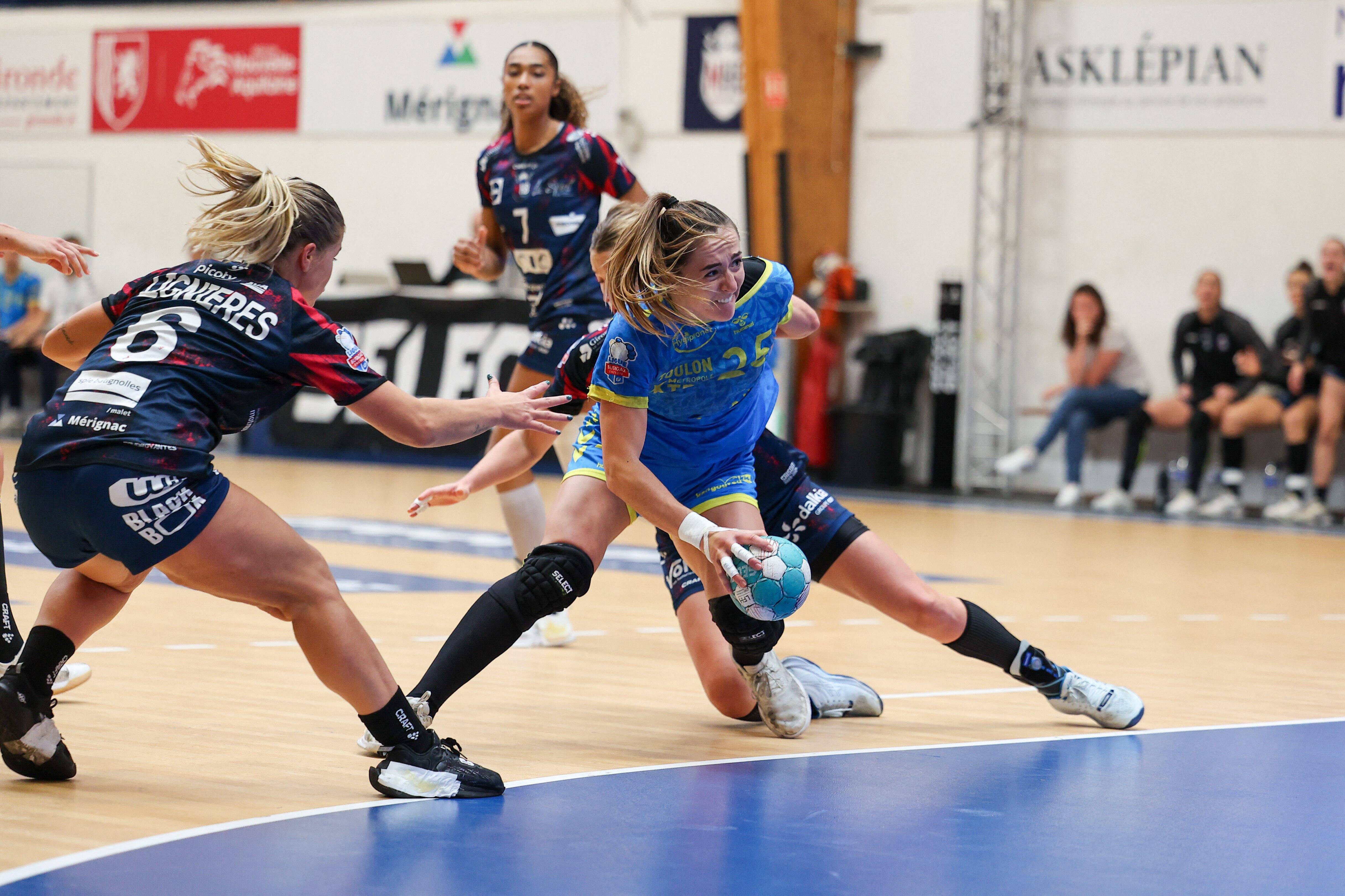 Les handballeuses toulonnaises nont jamais été dans le coup ce dimanche à Mérignac