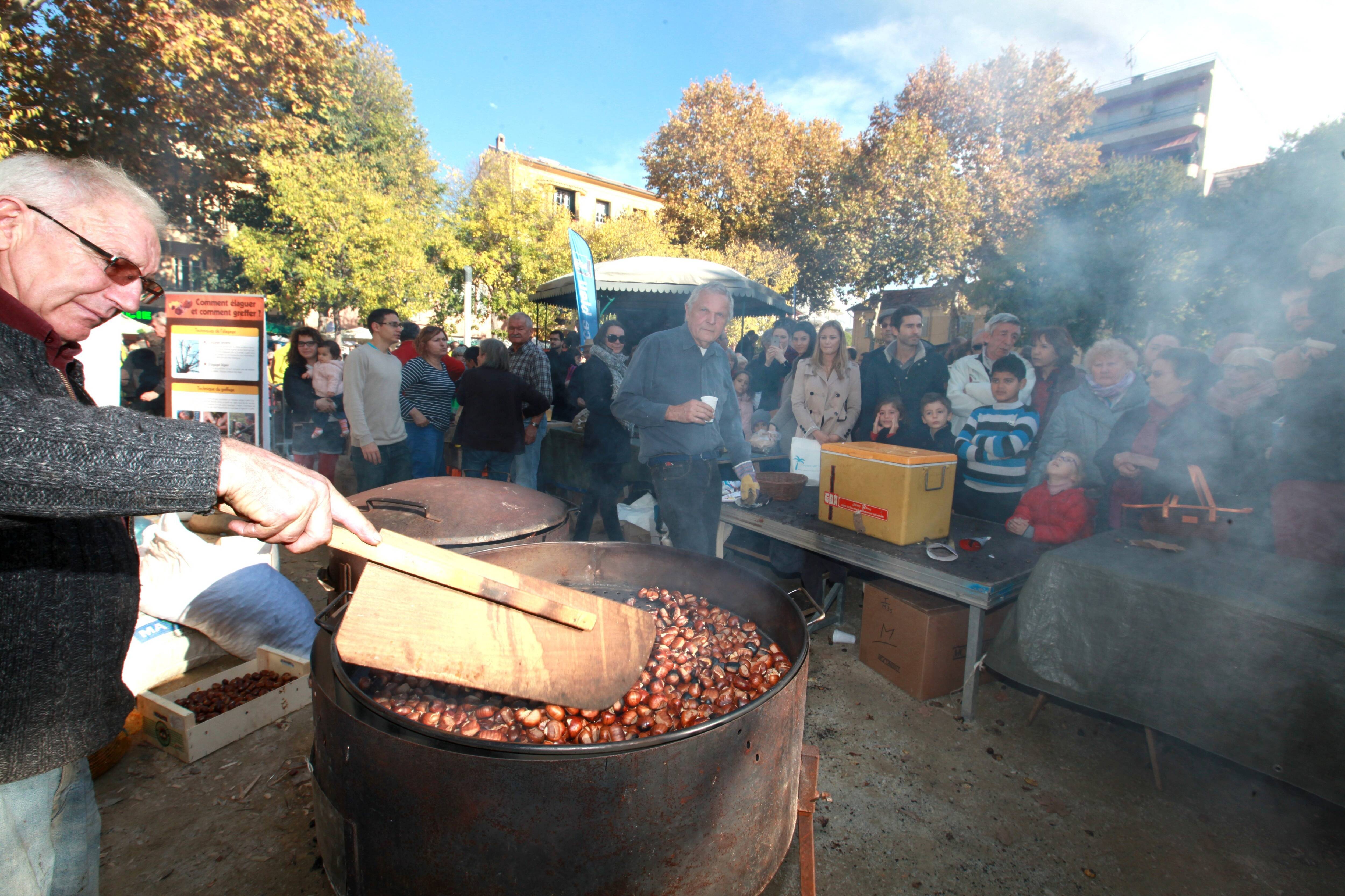 Y aura-t-il des châtaignes à la fête de Cagnes-sur-Mer ce dimanche?