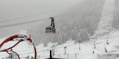Découvrez en images les premières chutes de neige dans les stations de ski azuréennes