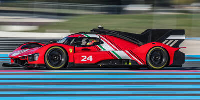 Bientôt vendue en série (très) limitée à 5,1 millions d'euros, cette Ferrari vient d'achever son développement au circuit Paul-Ricard