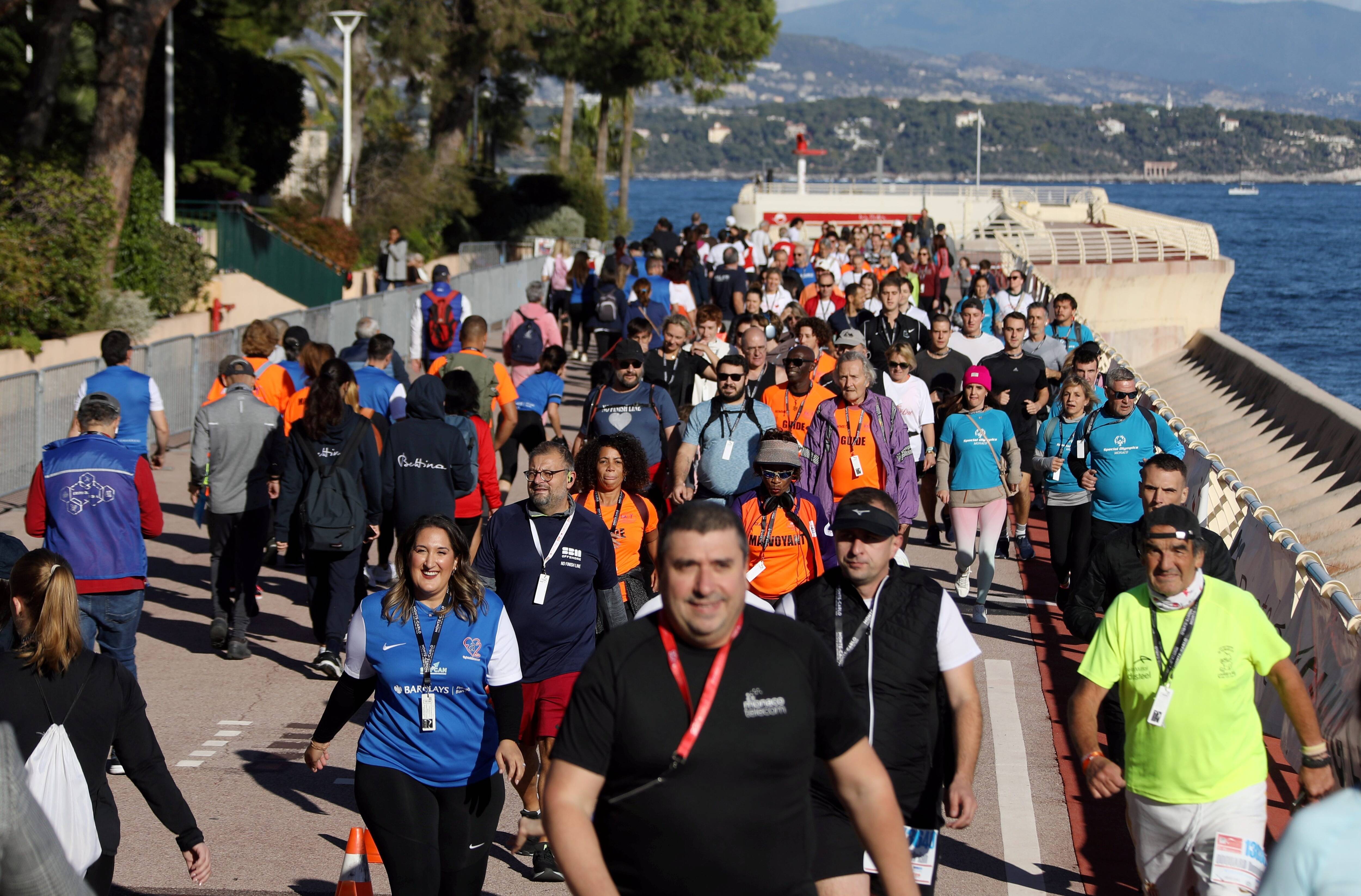 La foule au rendez-vous pour le départ de la No Finish Line à Monaco
