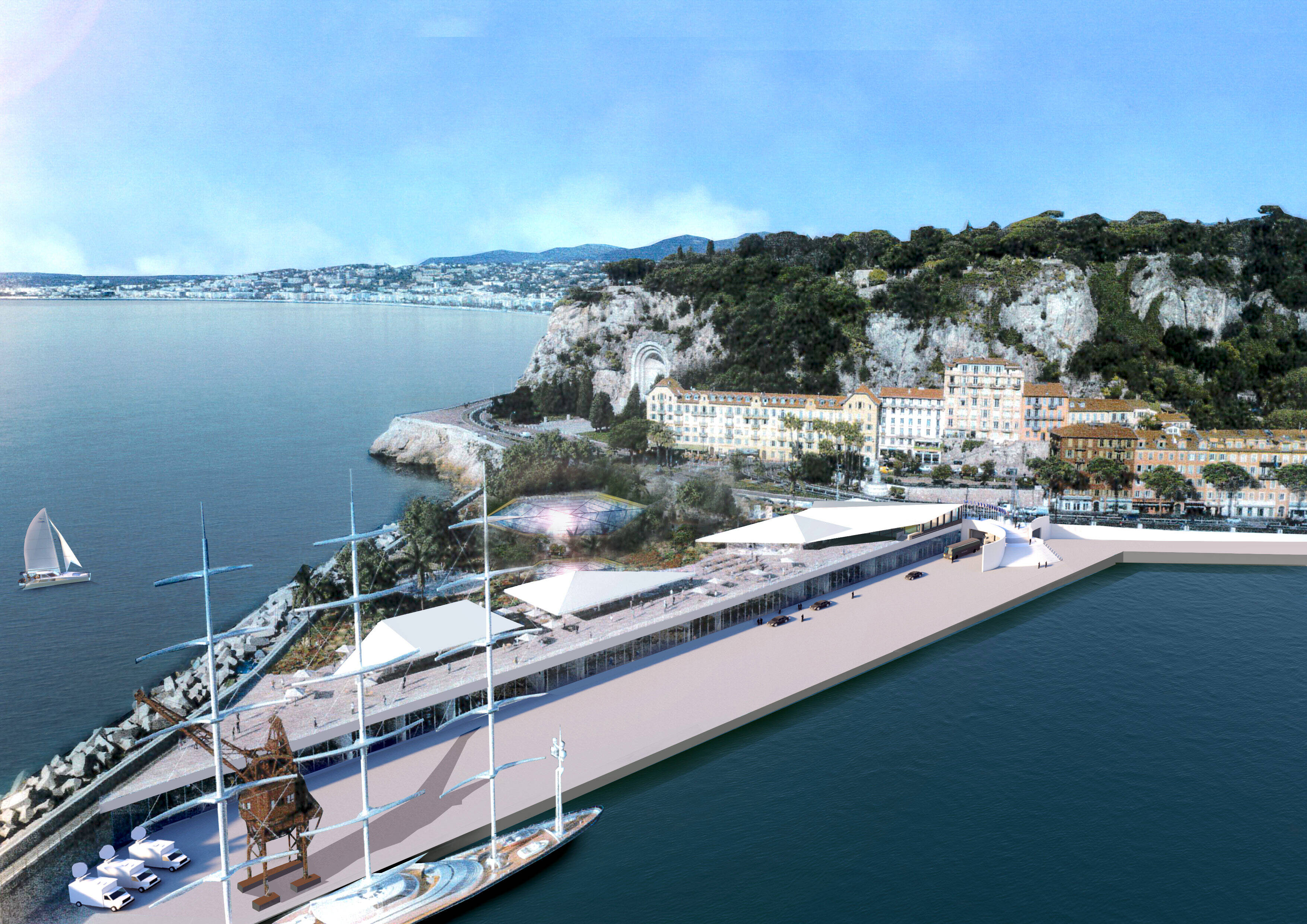 Images du futur palais des congrès au port de Nice: voici vos avis sur le projet