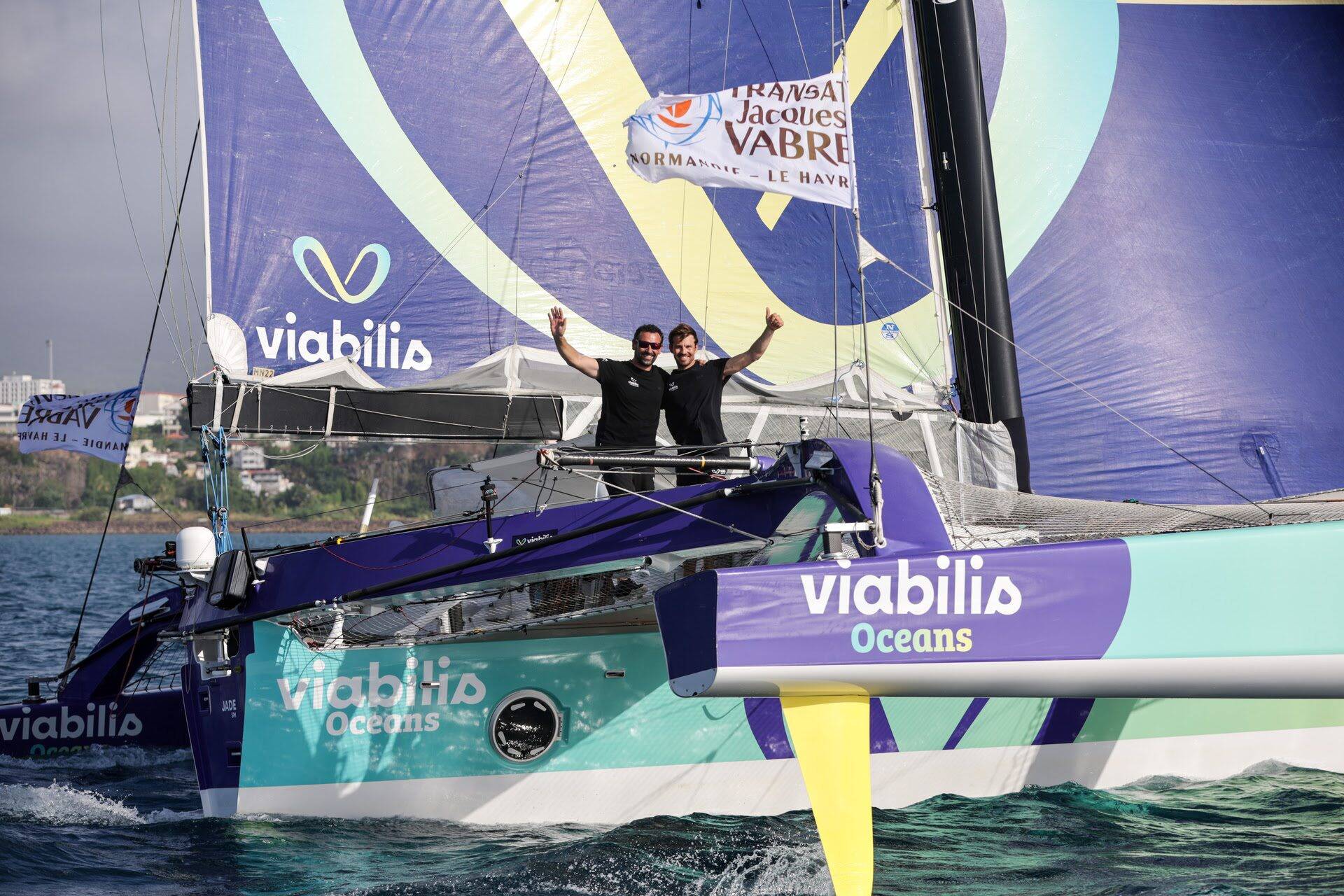 Le Hyérois Pierre Quiroga 3e de la Transat Jacques-Vabre en Ocean Fifty