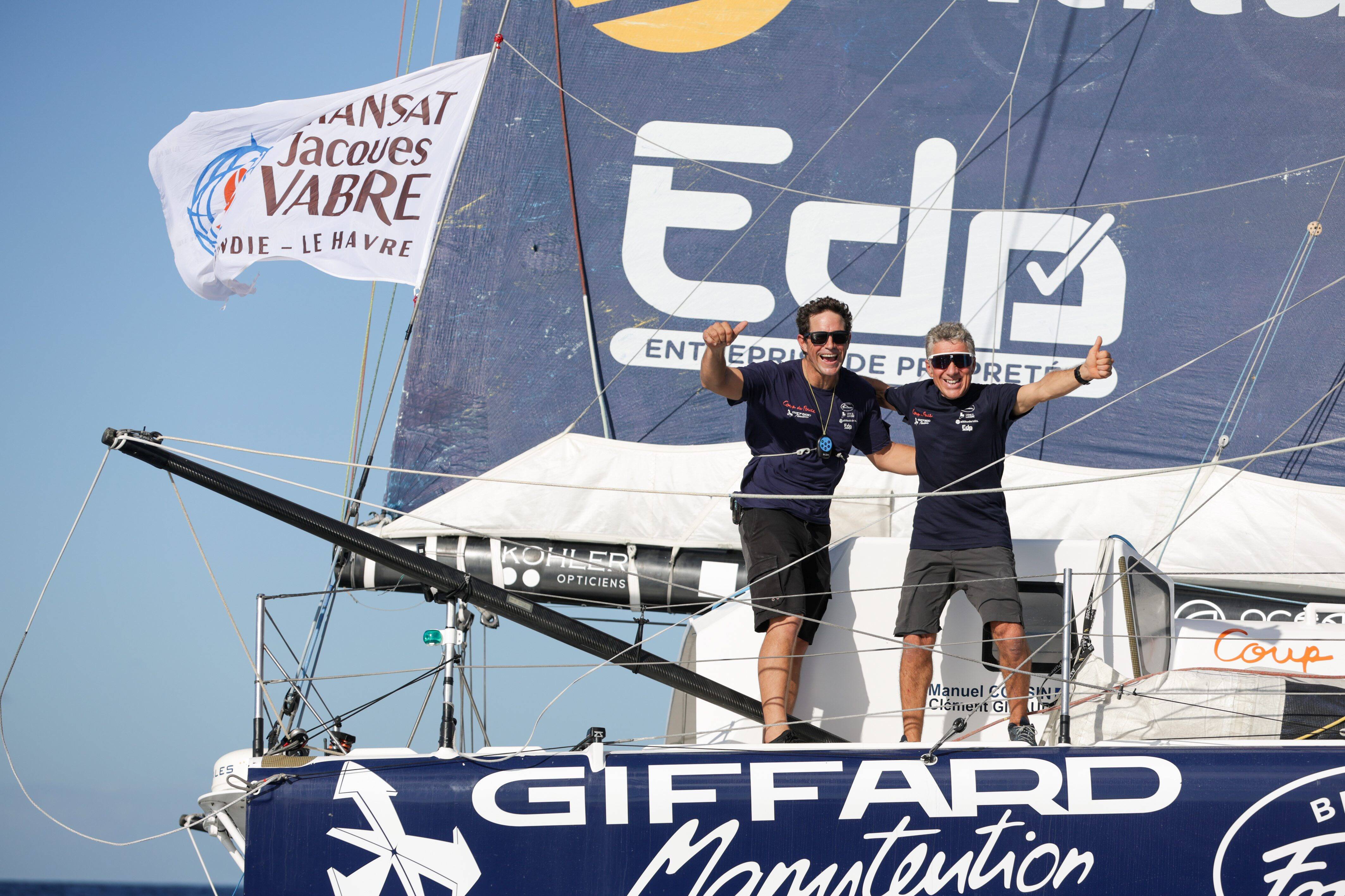Le Toulonnais Clément Giraud boucle la Transat Jacques-Vabre en 25e position