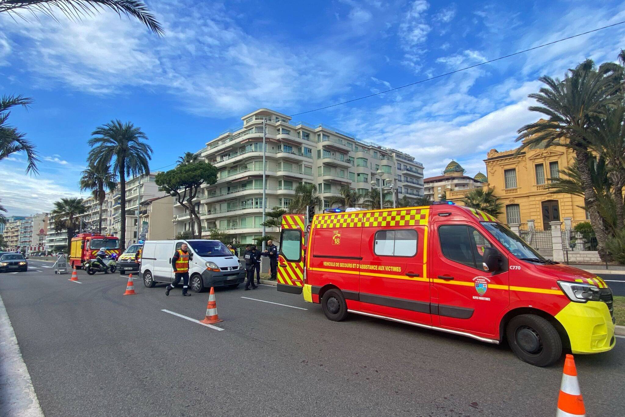 Une jeune femme blessée à Nice dans un accident entre une trottinette et une fourgonnette