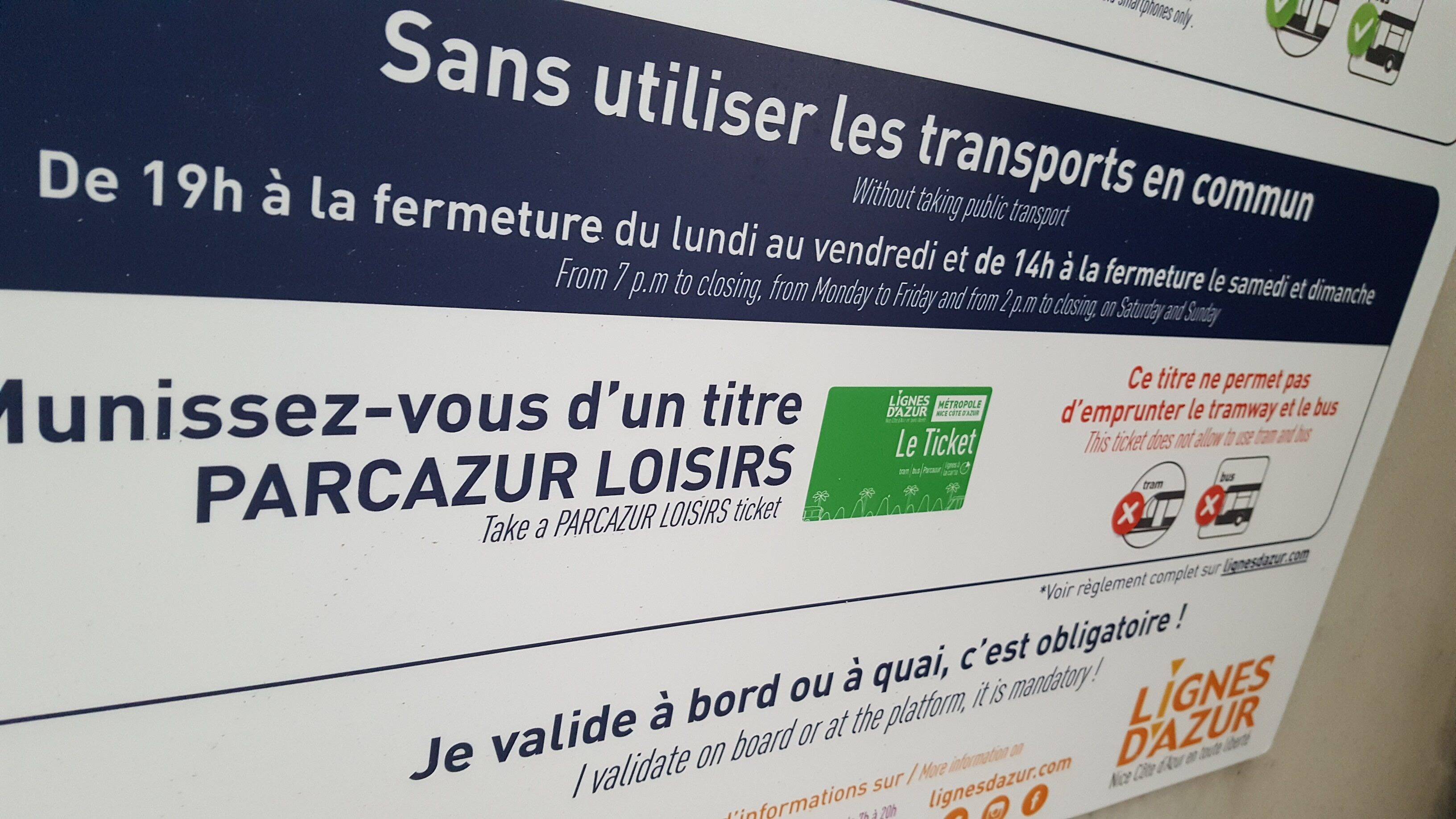 Une solution pratique pour se garer à moindre frais le soir et le week-end à Nice