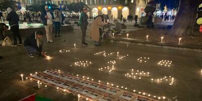 Nice on a aussi le droit de soutenir les Palestiniens une veille organise ce mercredi soir Nice en hommage aux victimes de Gaza