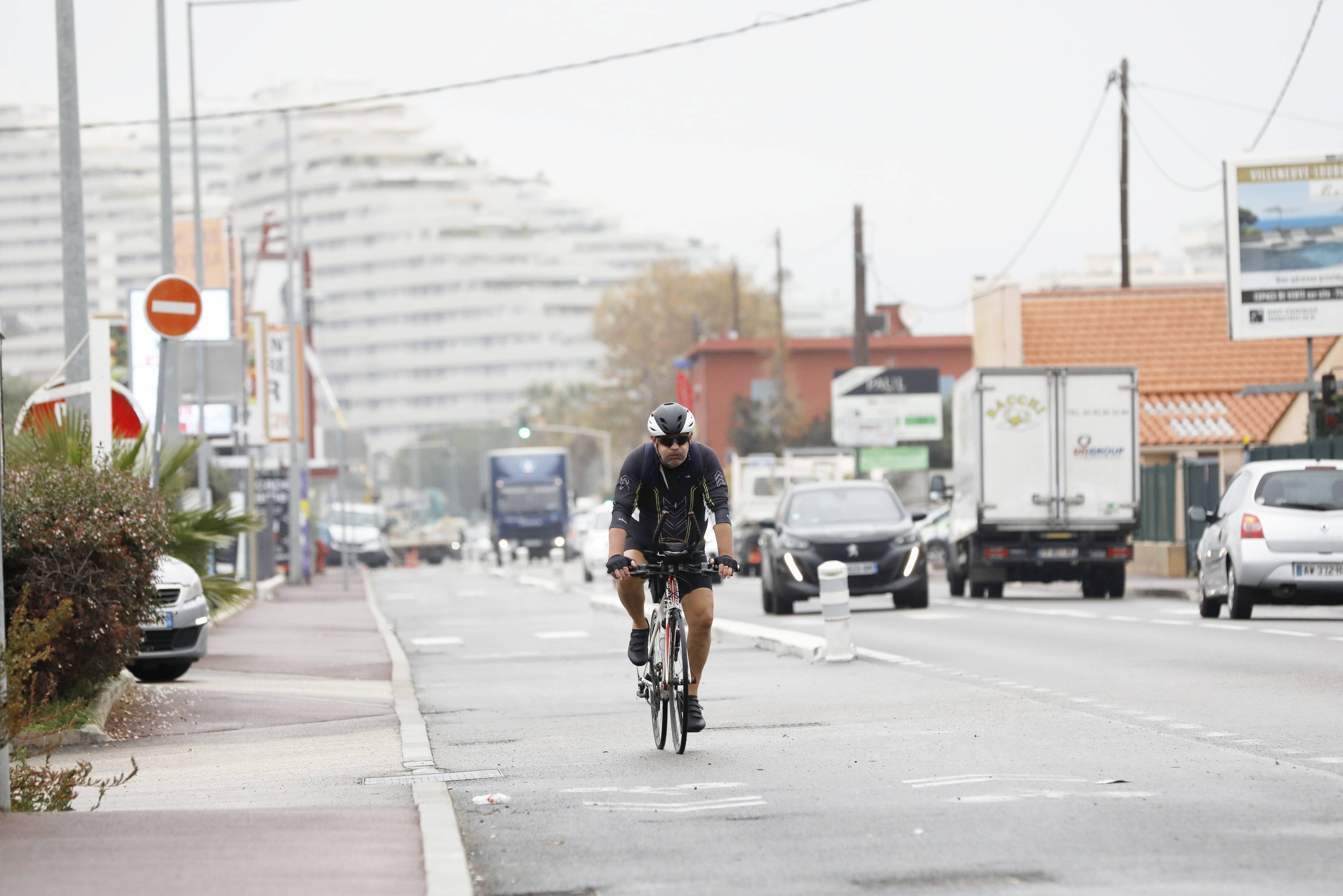 Une piste cyclable créée entre les gares de Biot et Villeneuve-Loubet