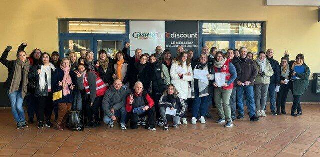 Les salariés du Géant Casino de Gassin ont débrayé ce mardi, les seuls dans le Var pour cette première journée de grève