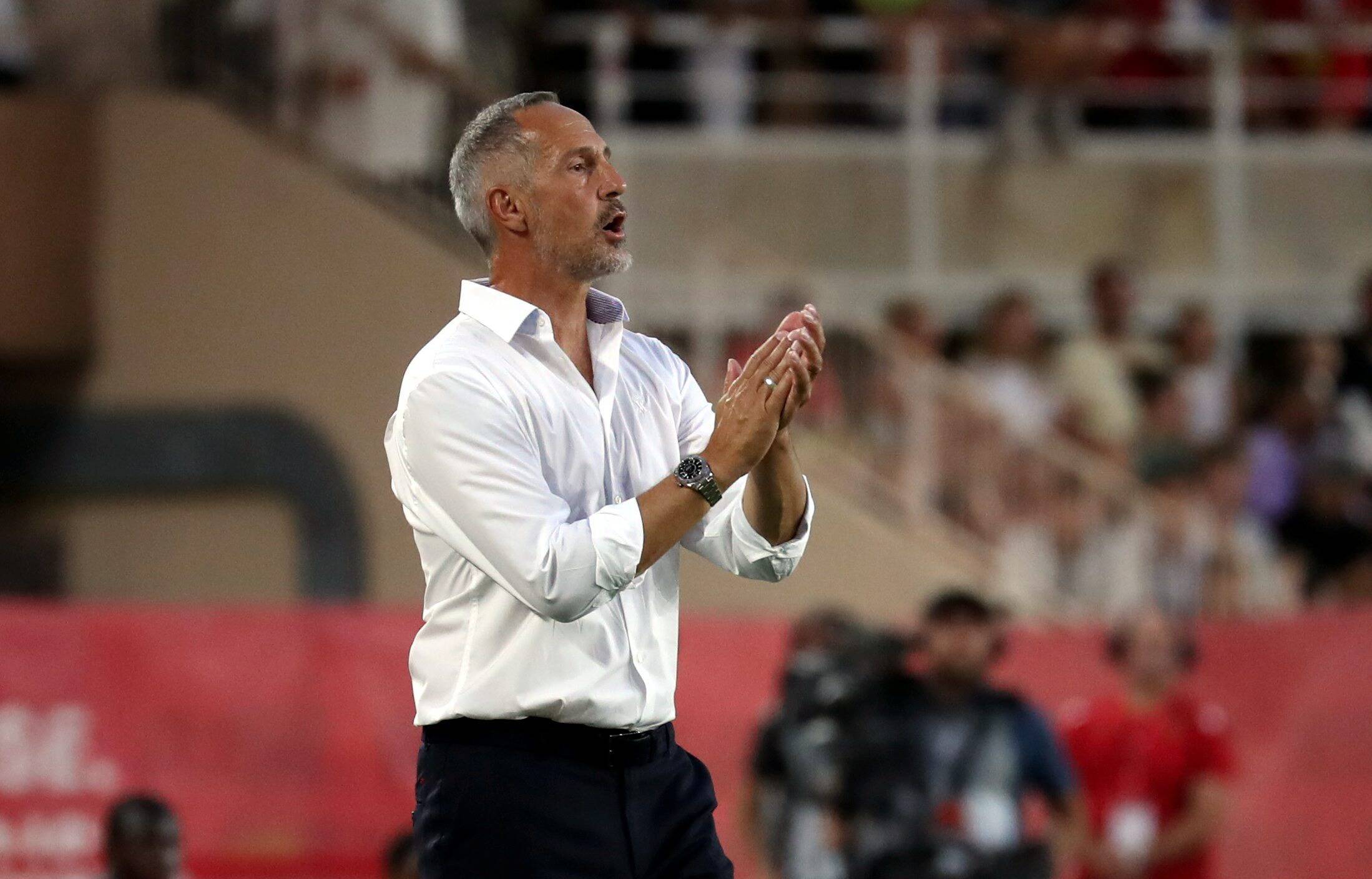 "Personne n'est plus grand que le club": l'entraîneur de l'AS Monaco Adi Hütter évoque le rôle de Wissam Ben Yedder avant le match face à Rennes