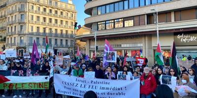 Trois cents manifestants se sont rassemblés à Toulon pour demander un cessez-le-feu à Gaza
