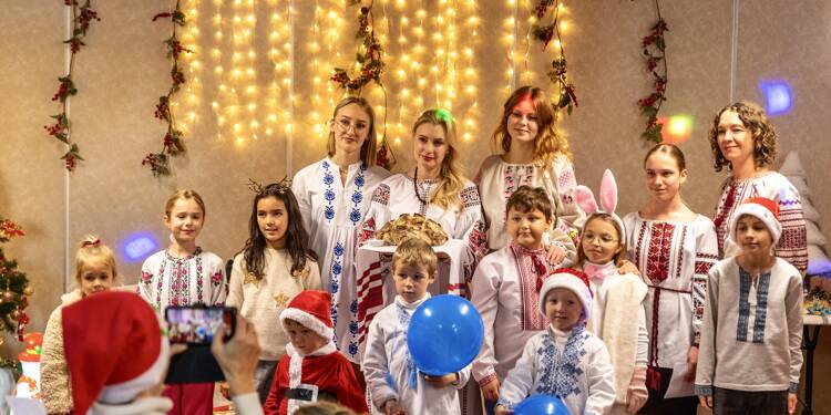 Ce dimanche, les Ukrainiens ont chanté pour fêter Saint-Nicolas à Fréjus