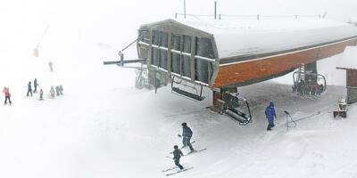 Chutes de neige en cours dans les stations de ski des Alpes-Maritimes