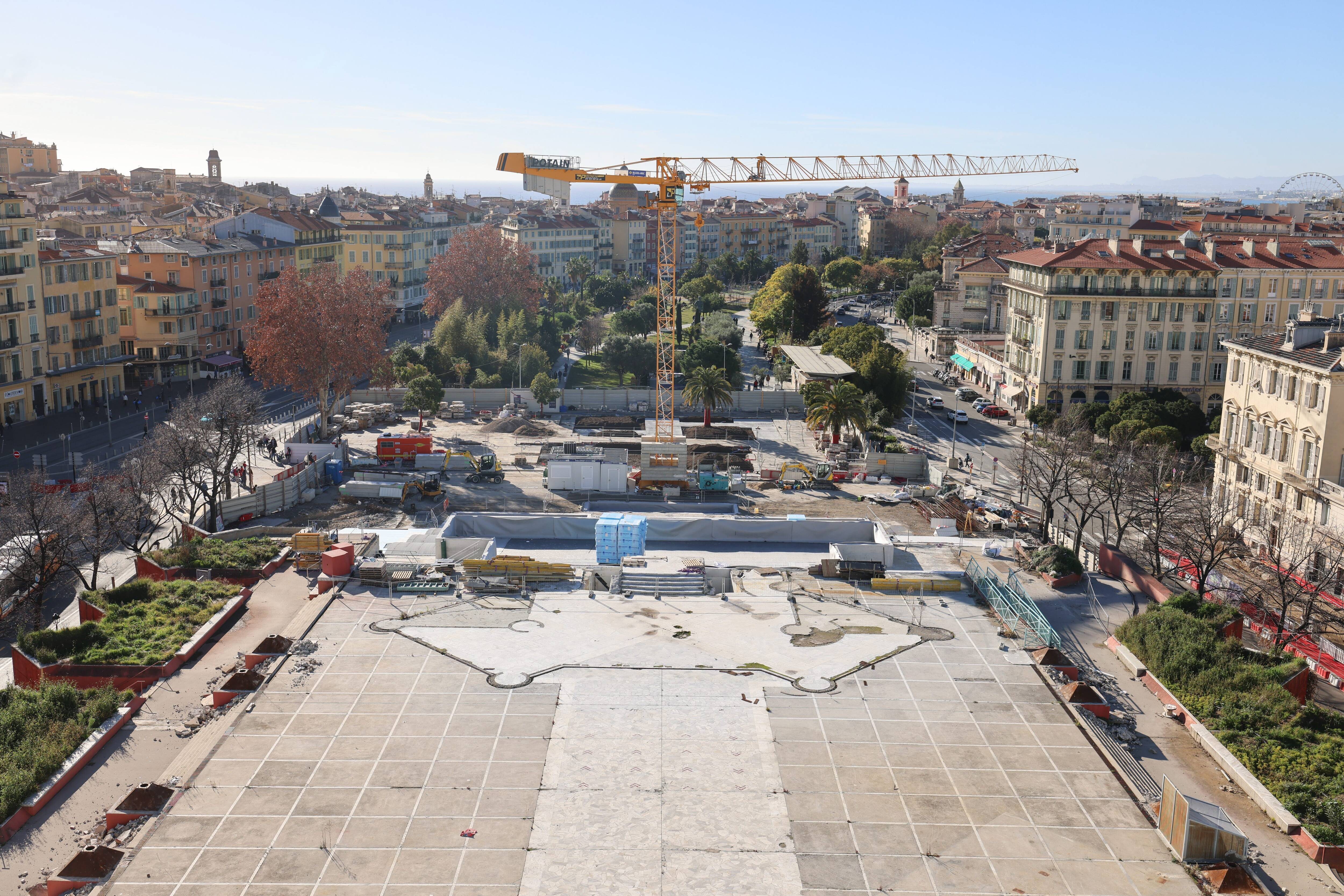 Chantier de l'Acropolis, TNN démoli... Ces vues que vous n'aurez plus depuis le Mamac à Nice