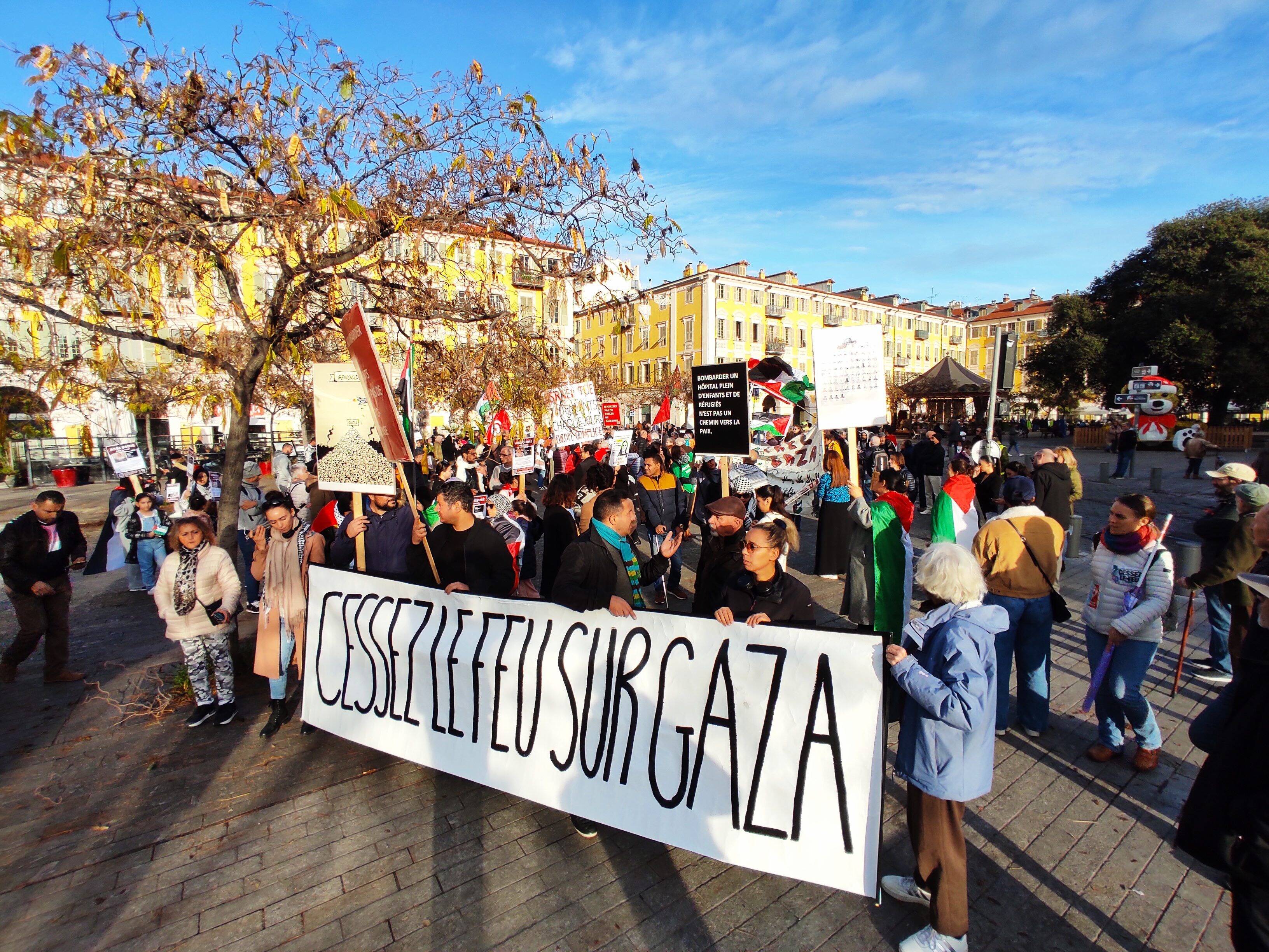 "Les gens ont moins peur de venir", à Nice, un regain de mobilisation pour la paix à Gaza