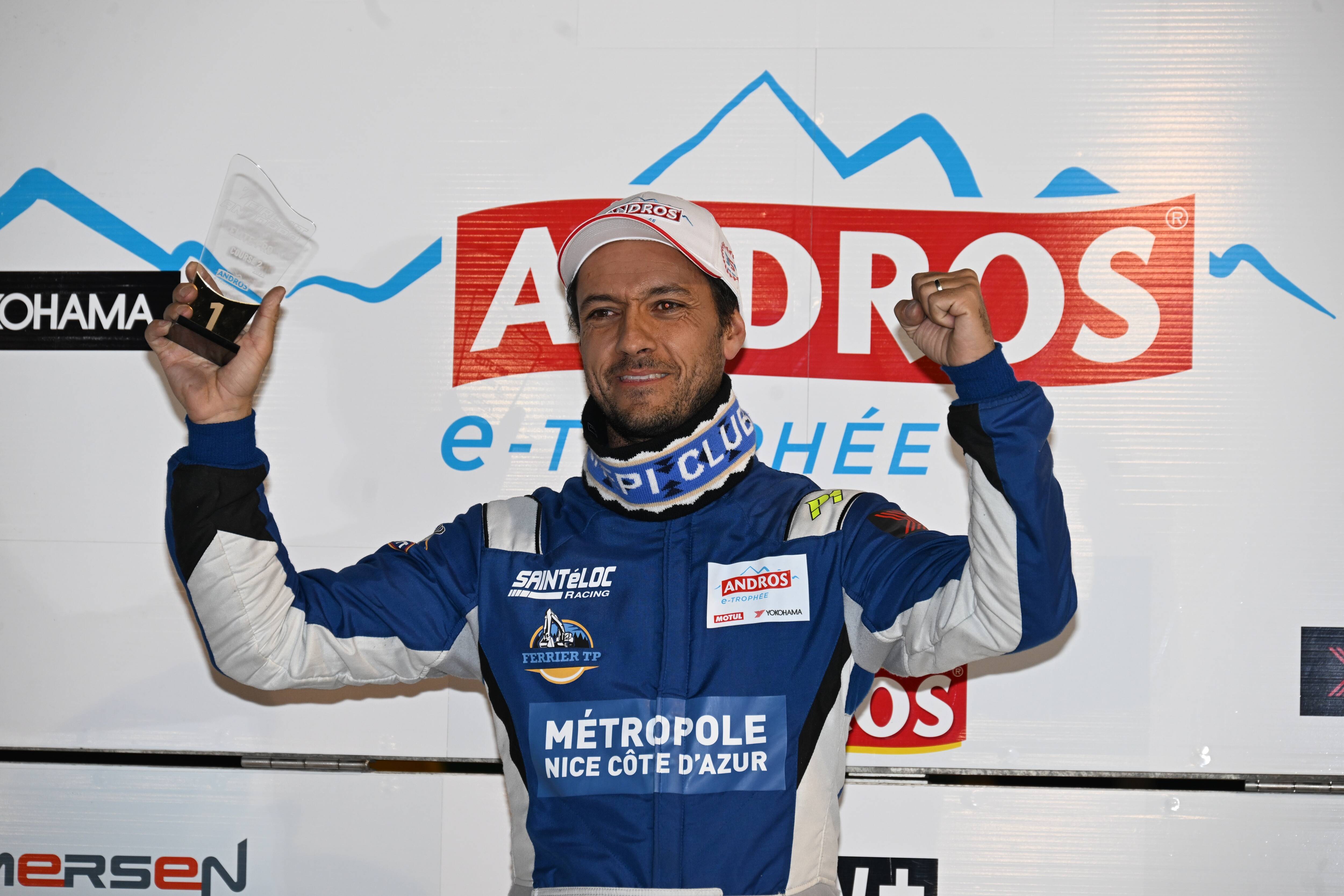 "Forcément un frisson à part": on a rencontré le pilote azuréen Christophe Ferrier avant le dernier passage du E-Trophée Andros à Isola 2000