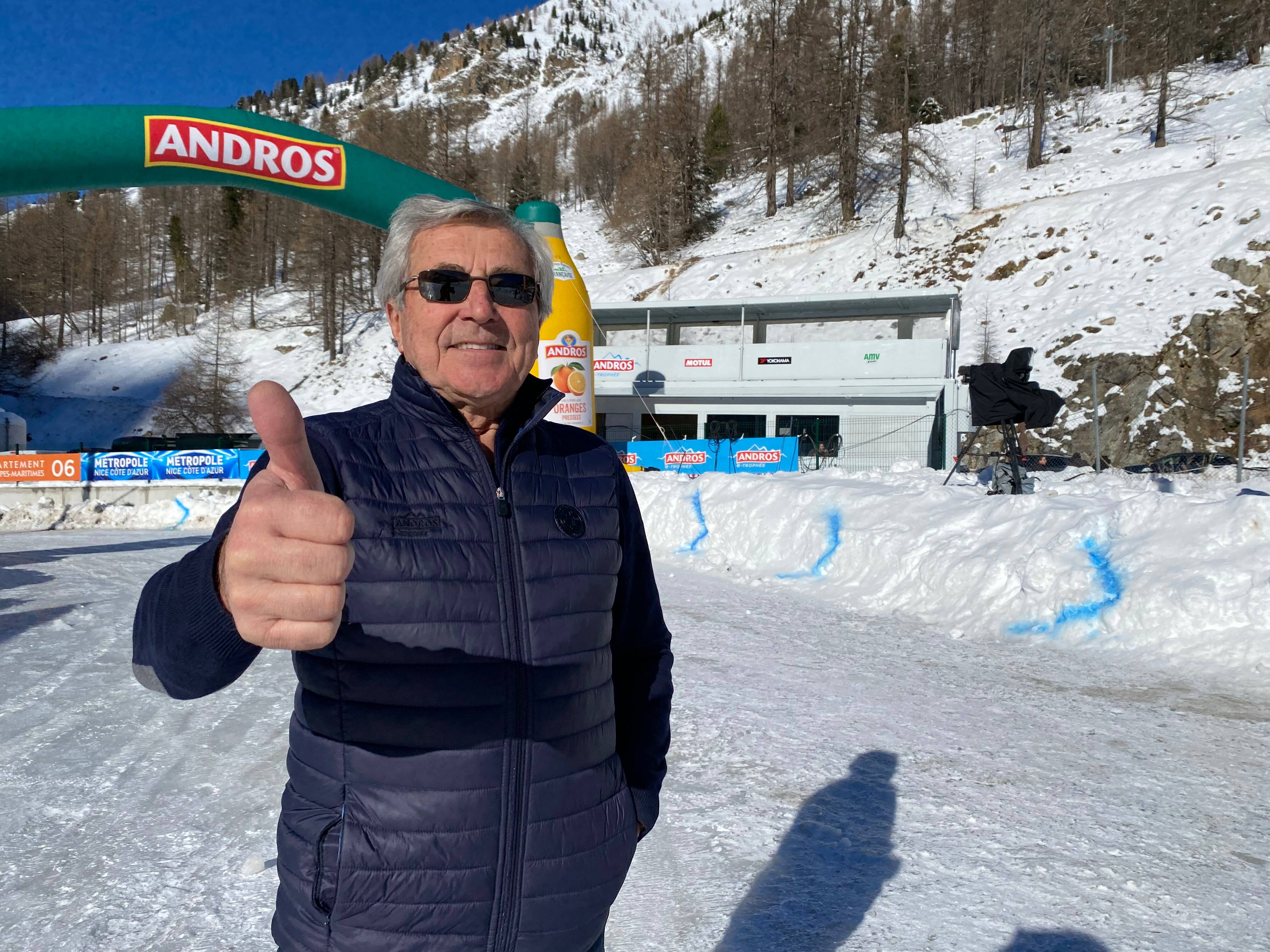 Il pilote le Trophée Andros depuis 35 ans, on l'a rencontré avant la dernière course à Isola 2000