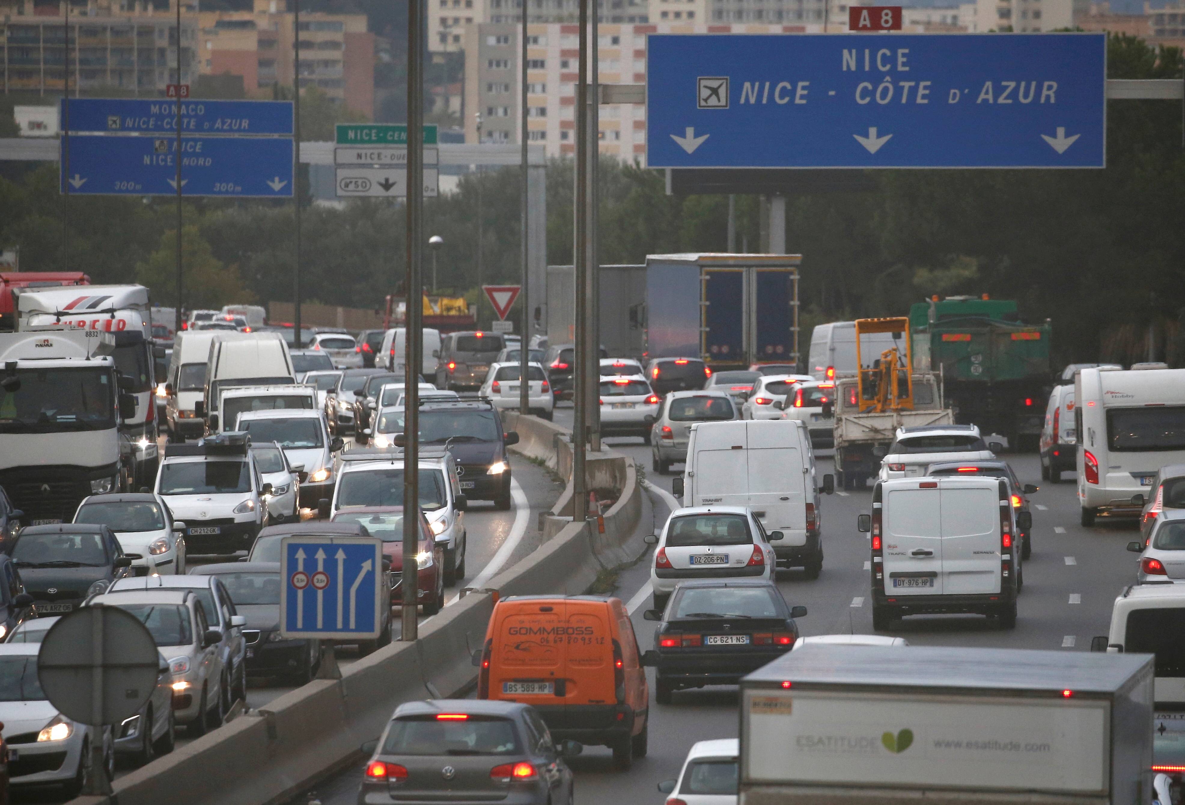 Voici le temps que perdent les usagers de Nice dans les bouchons chaque année (et combien ça leur coûte)