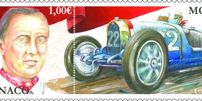 Un timbre à l'effigie du pilote automobile franco-monégasque Louis Chiron bientôt en vente
