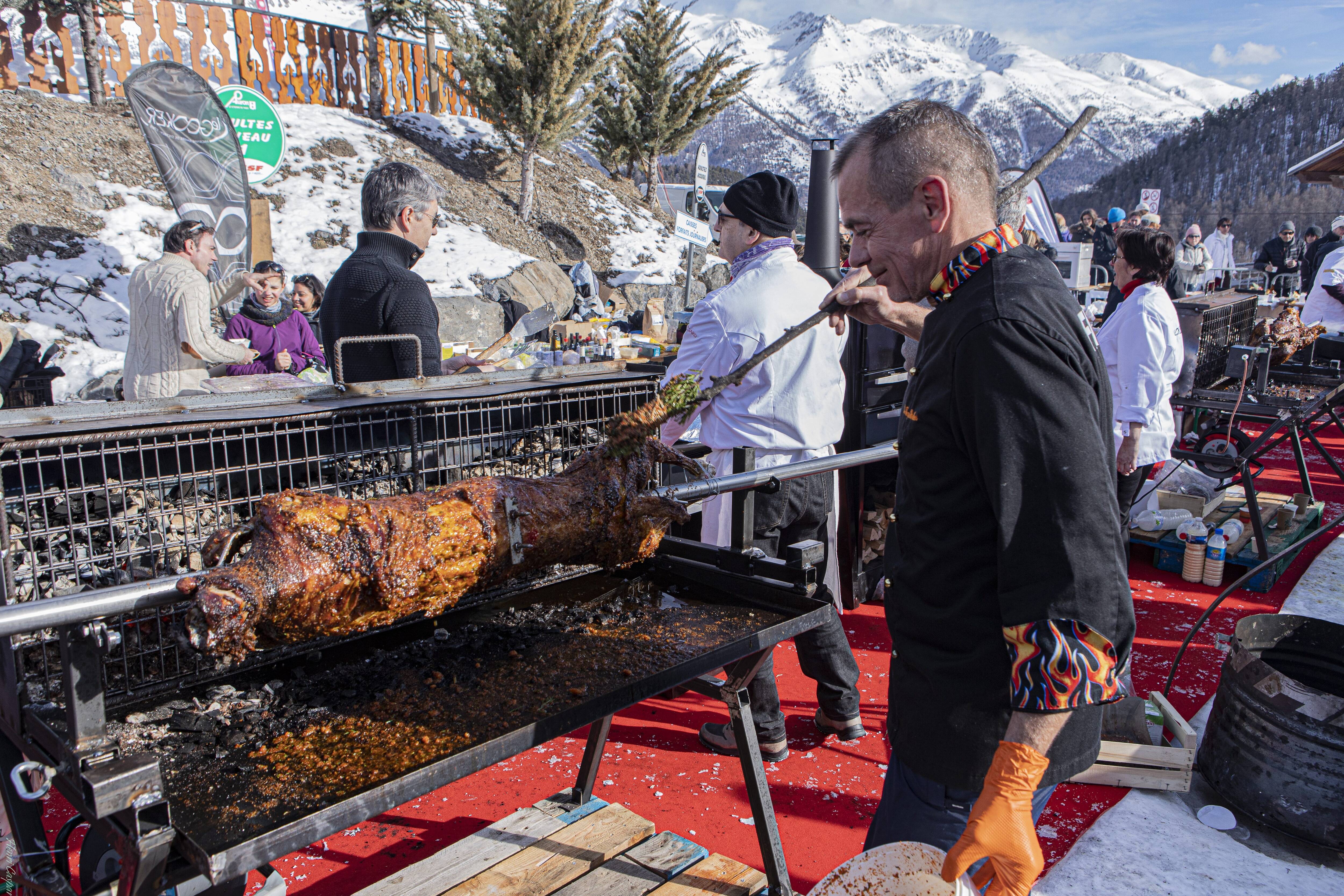 Un barbecue sur les pistes d'Auron signé David Faure, ça vous dit?