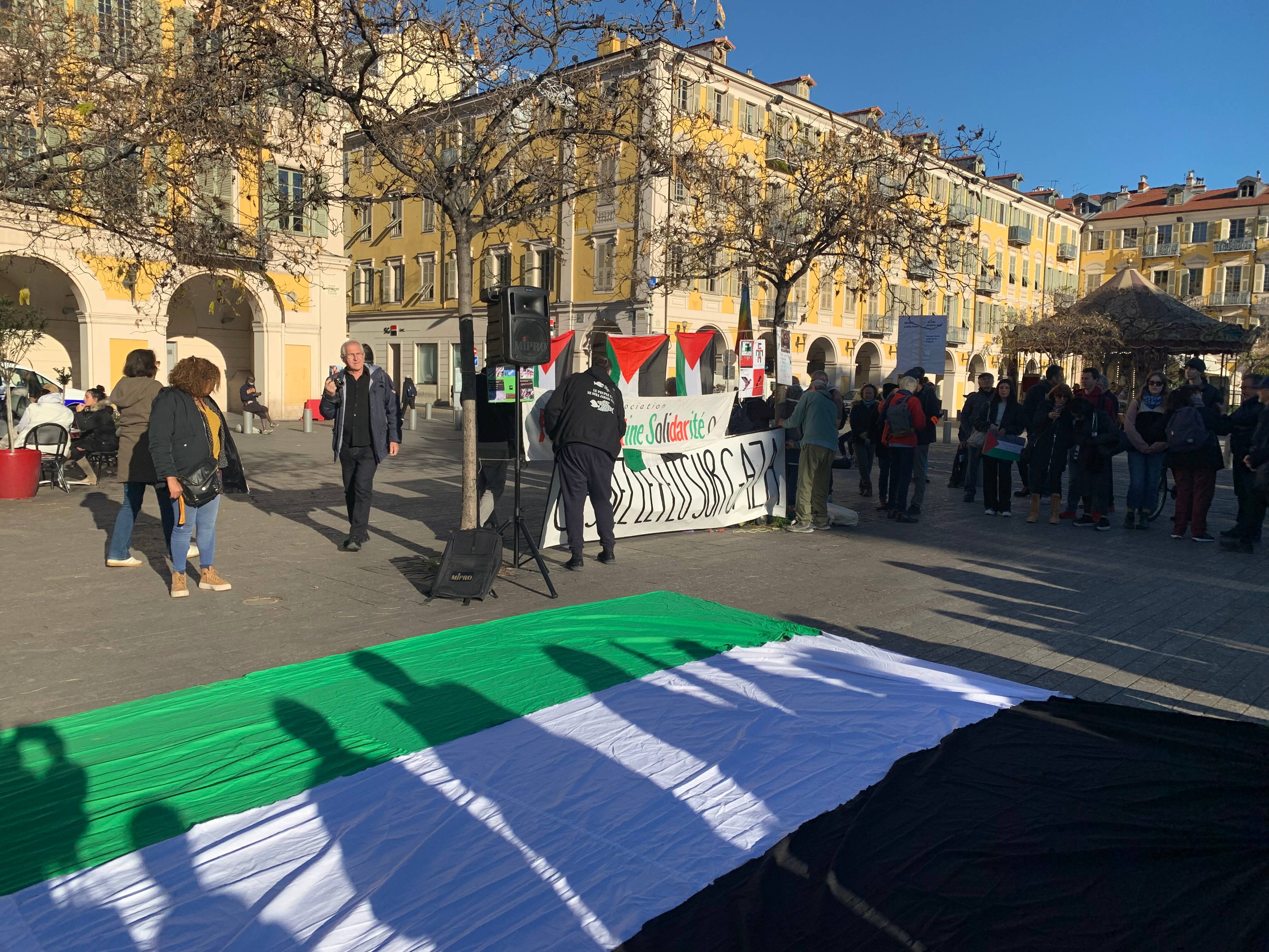 Rassemblement à Nice pour un cessez-le-feu à Gaza avant une "grande manif" la semaine prochaine