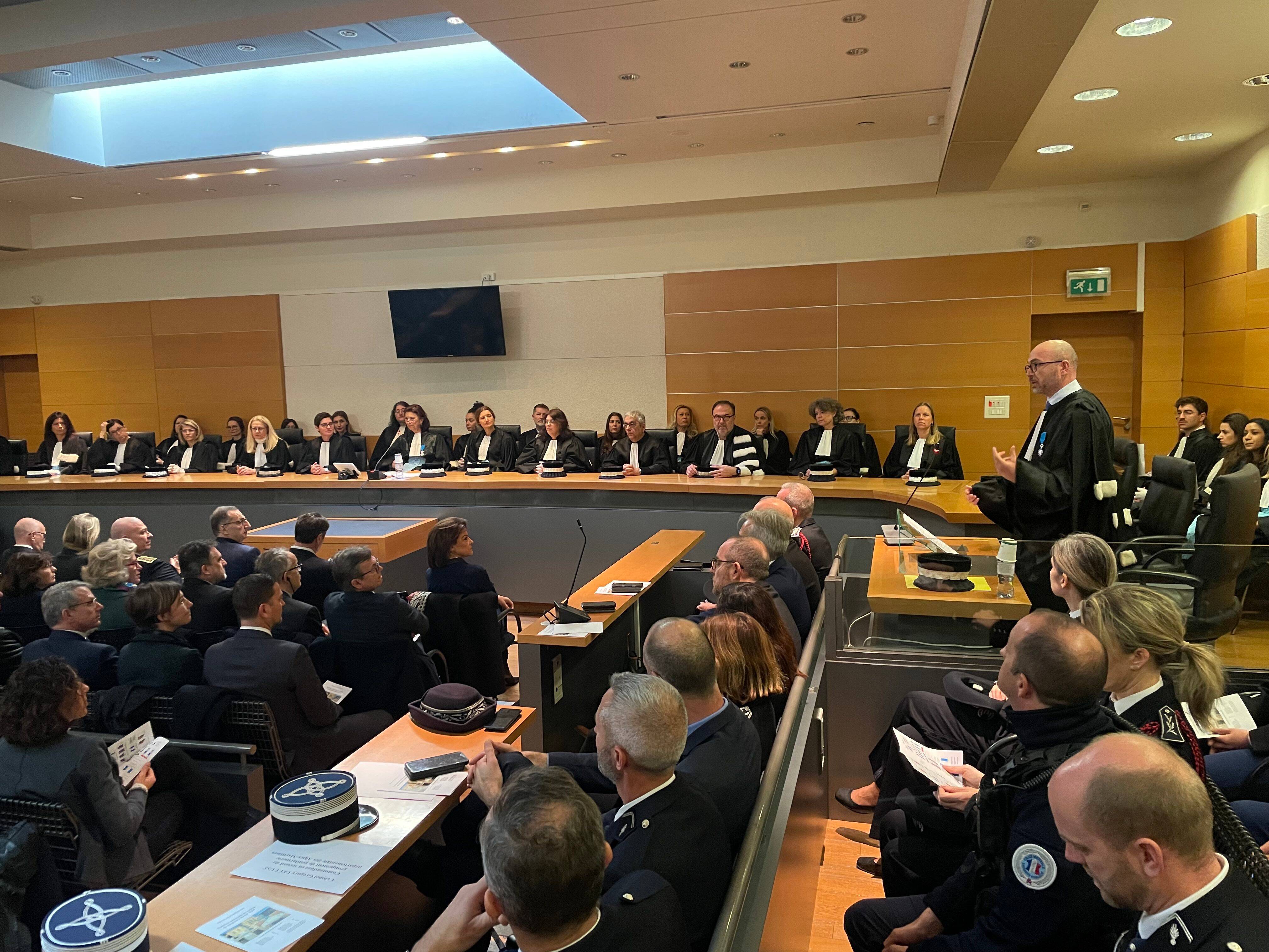 "Des réponses fermes et rapides" à la délinquance: ce qu'il faut retenir de l'audience de rentrée du tribunal judiciaire de Nice