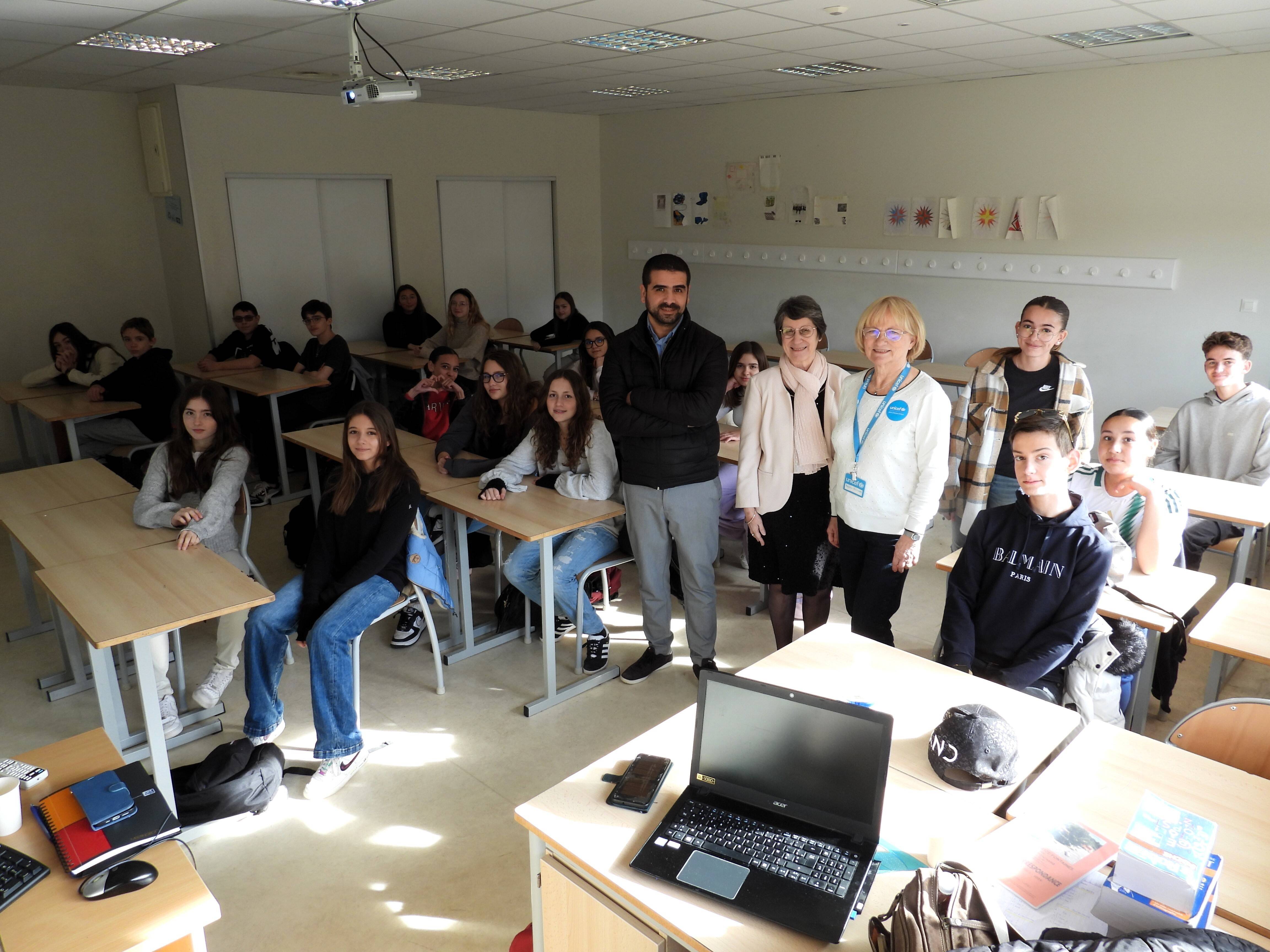 L'Unicef et la Ville de Saint-Zacharie sensibilisent les collégiens aux dangers des écrans