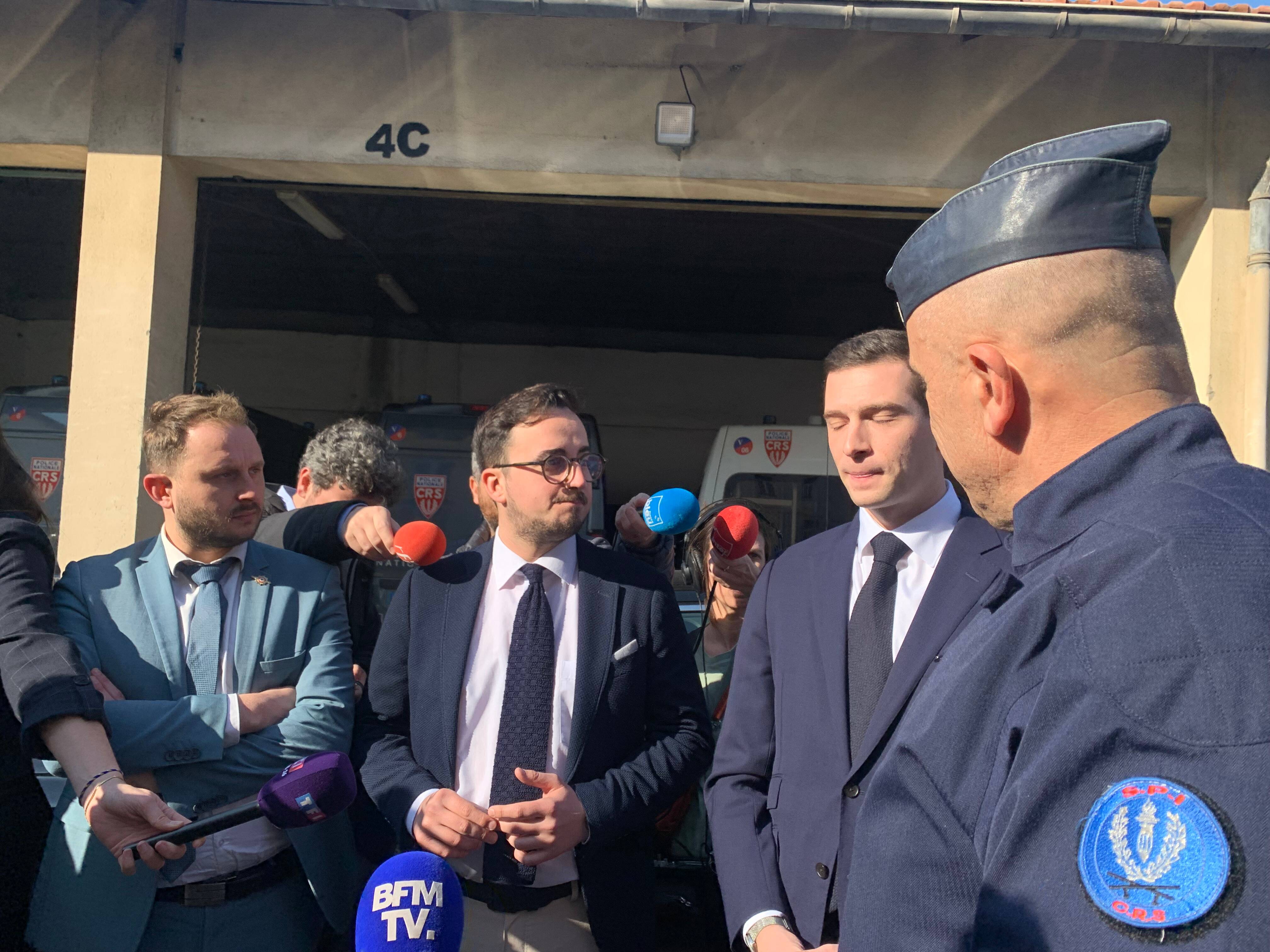 Elections européennes: Jordan Bardella pour la première fois en campagne dans les Alpes-Maritimes, aux côtés de l'ex-patron de Frontex