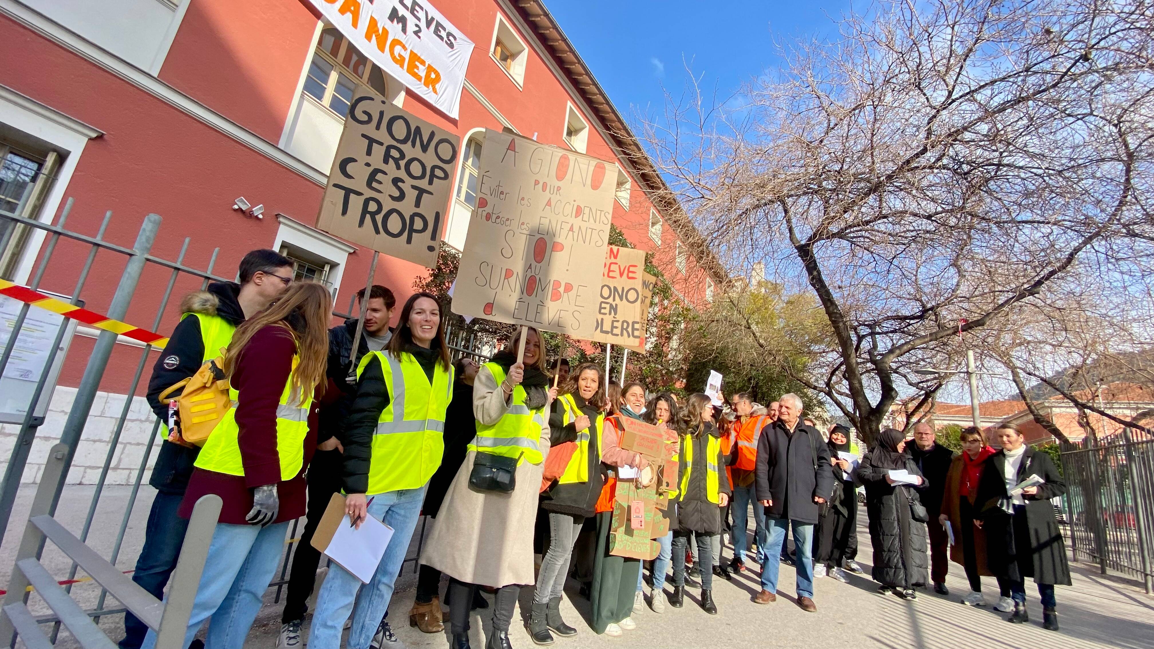 Collège surpeuplé à Nice: Jean-Giono poursuivra sa grève ce jeudi