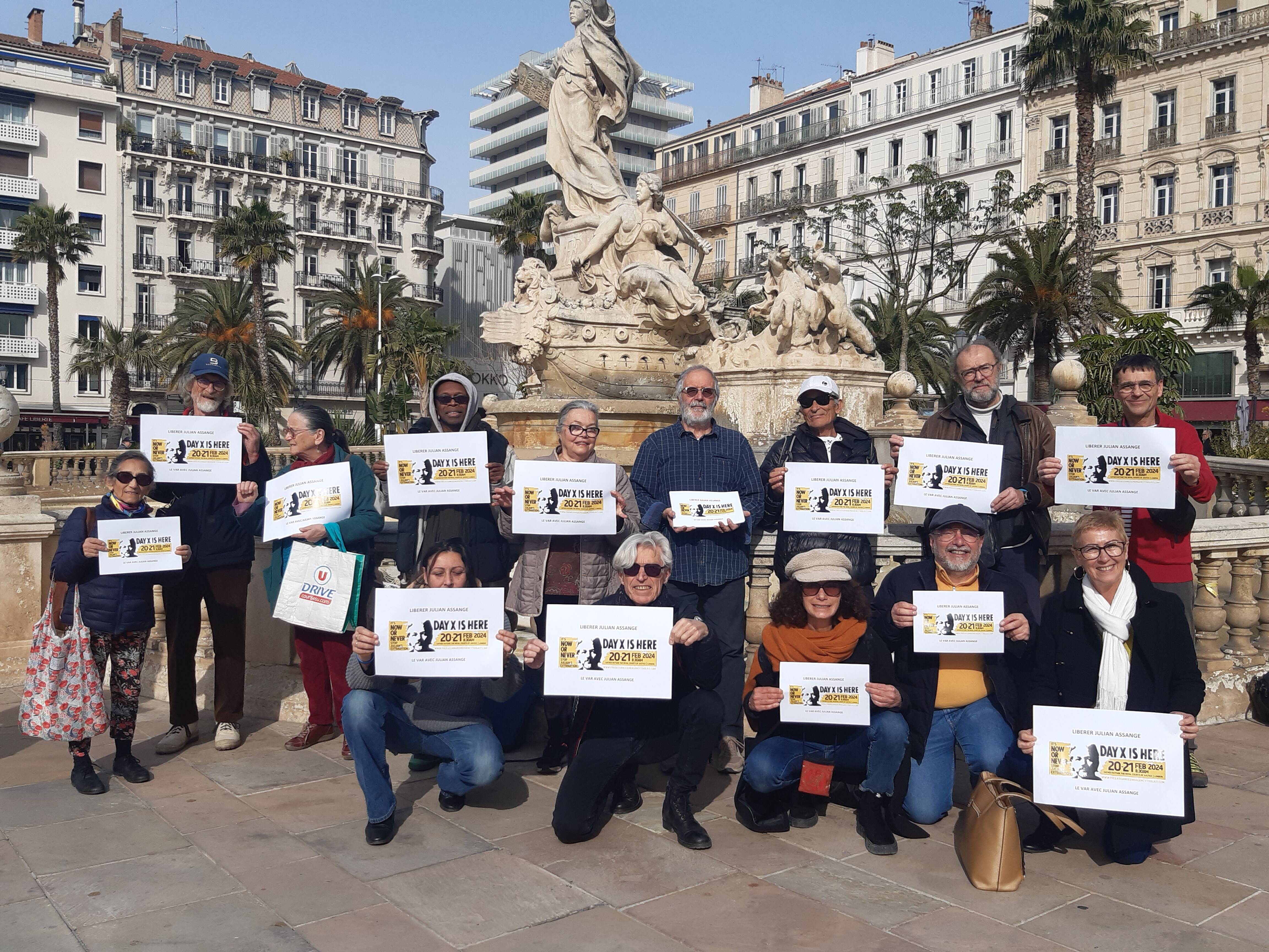 Dans le Var, les soutiens de Julian Assange se mobilisent contre son extradition vers les Etats-Unis