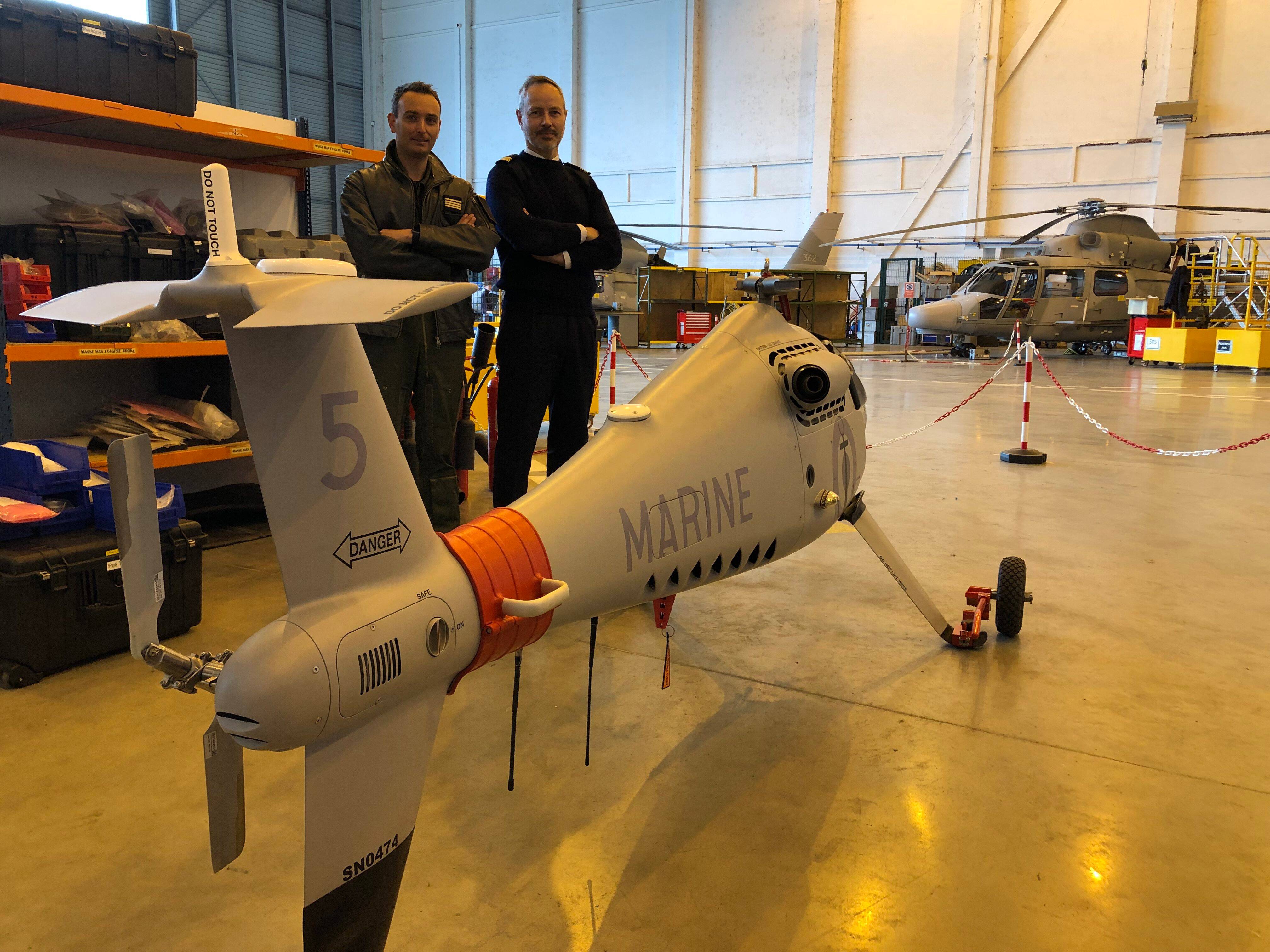 C'est une première dans la Marine nationale: la 36F, première flottille à être dotée de drones S-100