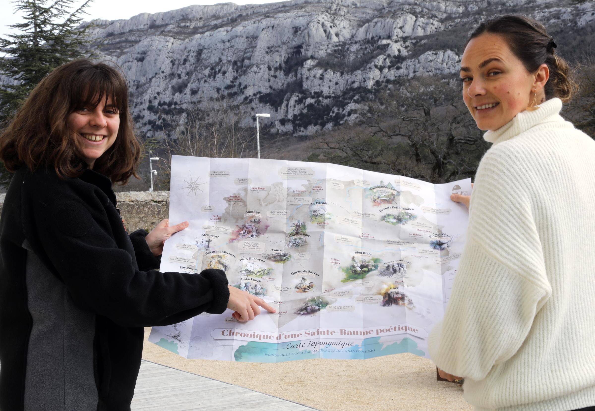 Cette carte aux trésors dévoile l'origine des noms des communes et sites emblématiques de la Sainte-Baume