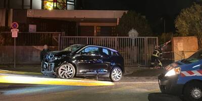 Une voiture percute le portail d'entrée d'une église à Nice ce jeudi soir, l'automobiliste légèrement blessé