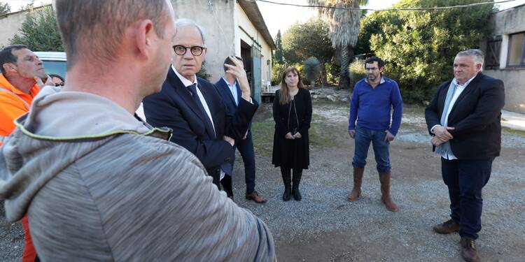 A Roquebrune-sur-Argens, le préfet fait le point sur les dégâts liés aux intempéries