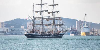 Le fameux voilier Belem en escale à Toulon ce week-end