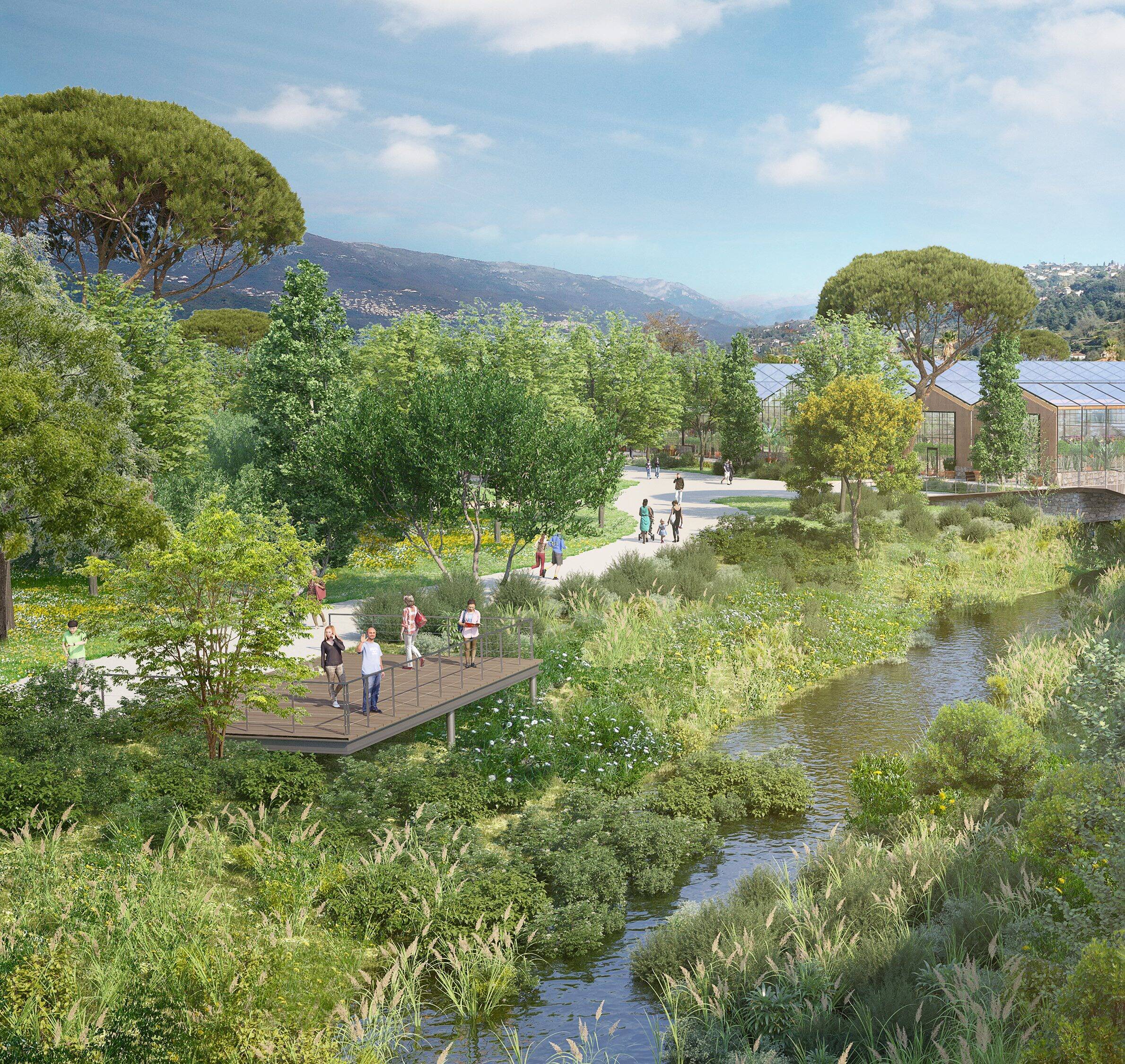 Christian Estrosi annonce la livraison d'une partie du grand parc paysager de la plaine du Var d'ici fin 2025