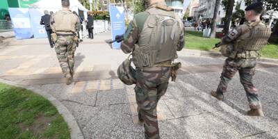 A Cannes, les militaires de Sentinelle sur le pont pour le Mipim