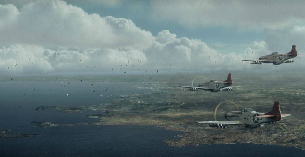 Le pilote de chasse miraculé de la Colle Noire au Pradet en 1944 dans la nouvelle série de Spielberg, Masters of the Air