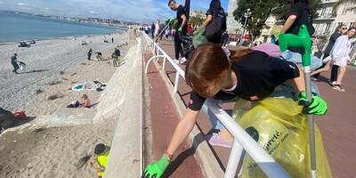 En une heure, ils ont ramassé deux kilos de déchets en courant sur la promenade des Anglais... On vous explique cette drôle de compétition qui a eu lieu à Nice ce samedi matin